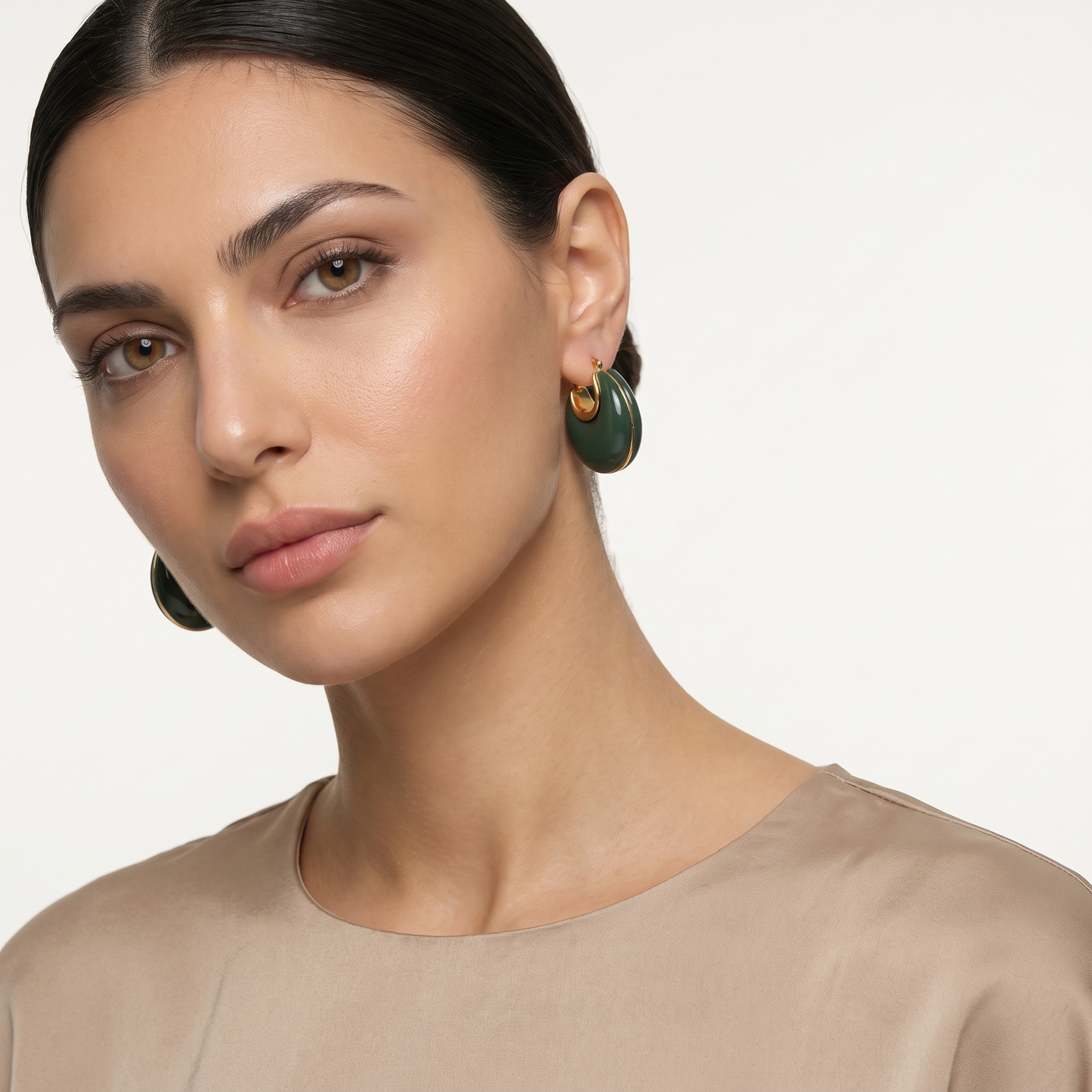 Splash Accessories Hoop Earrings with Hinge Clasp Closure-women-watchesandjewellery-jewellery-earrings-image-2