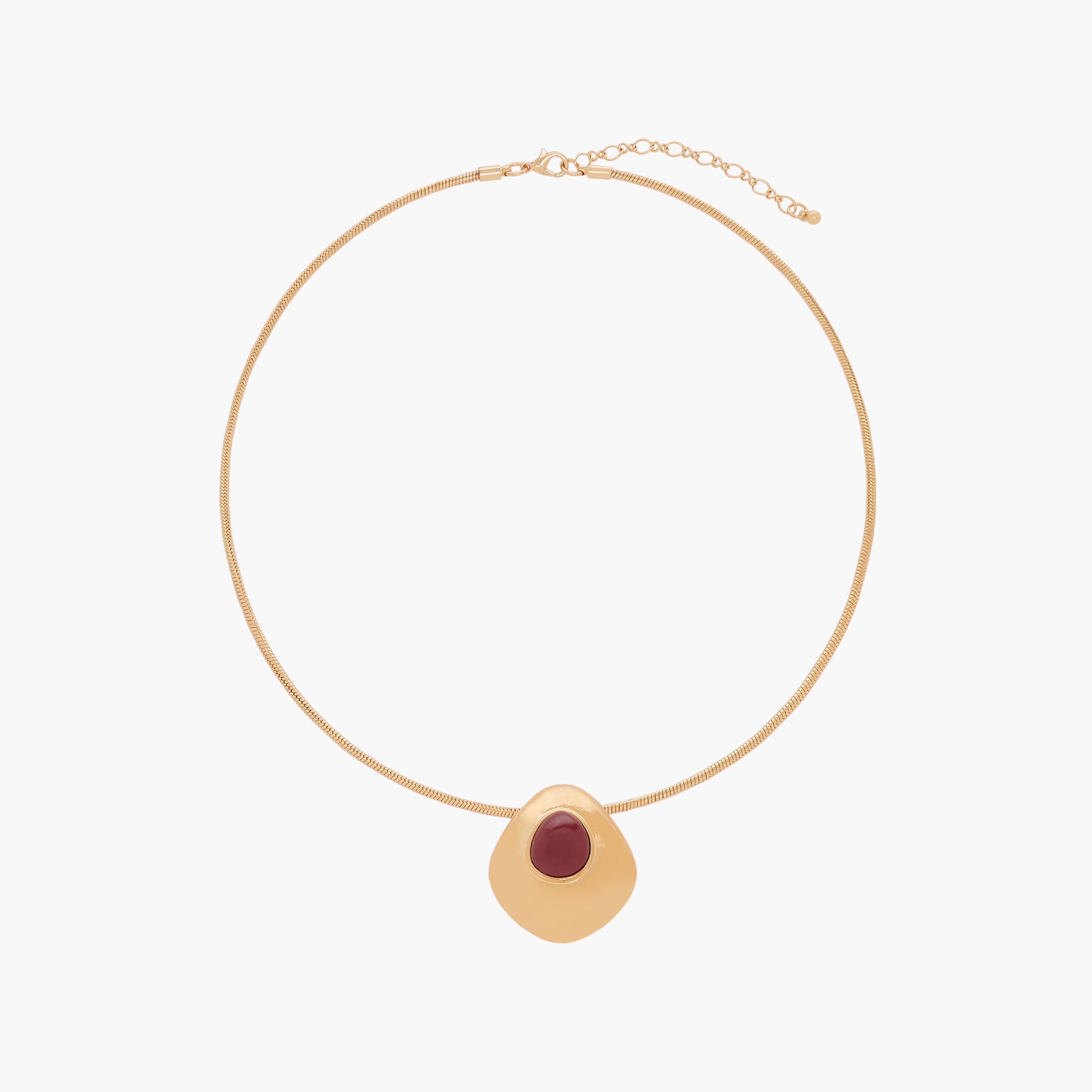 عقد ذهبي اللون بدلاية ومشبك إغلاق-women-watchesandjewellery-jewellery-necklacesandpendants-image-1