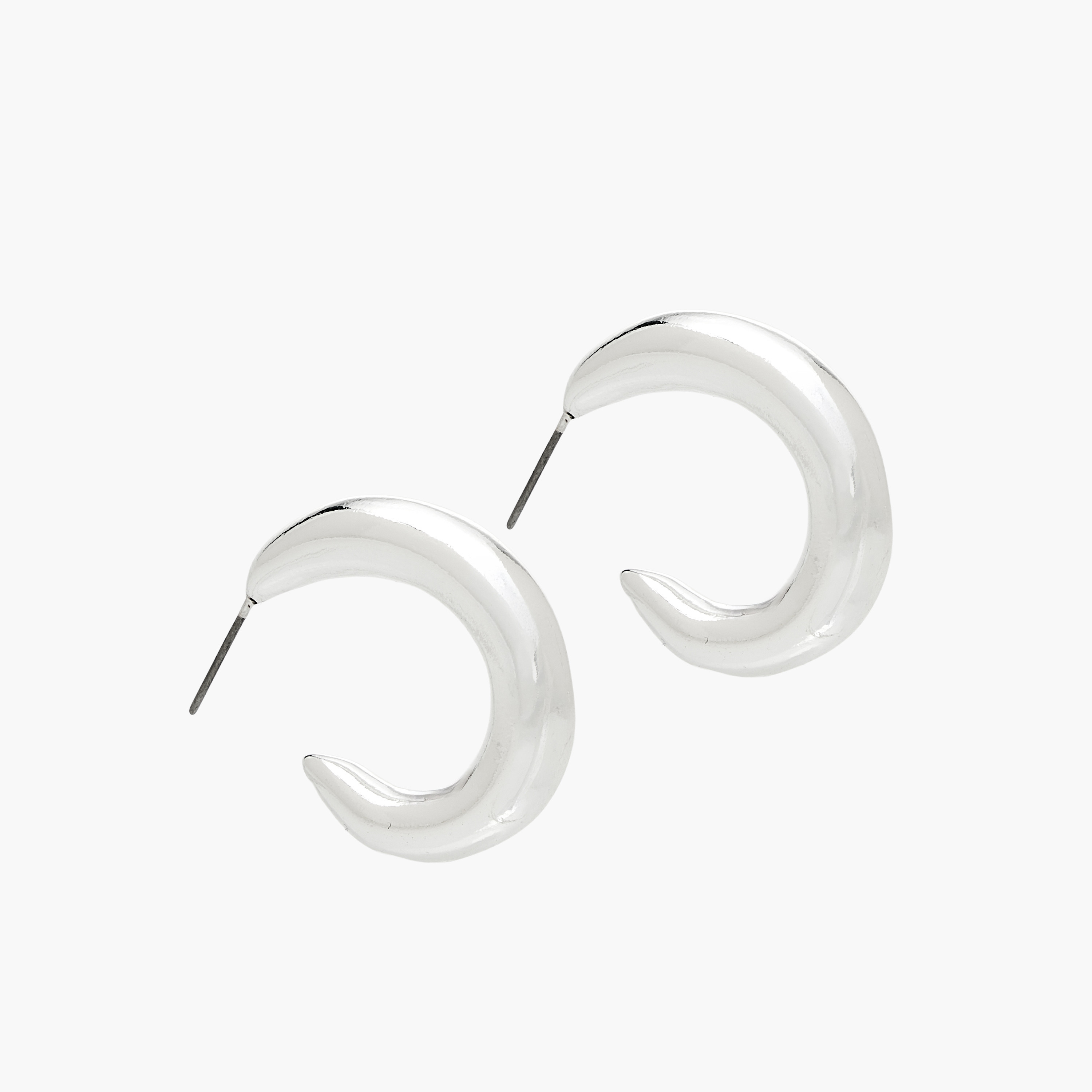 Pack of 3 Silver Tone Assorted Earrings with Pushback Closure-women-watchesandjewellery-jewellery-earrings-image-5