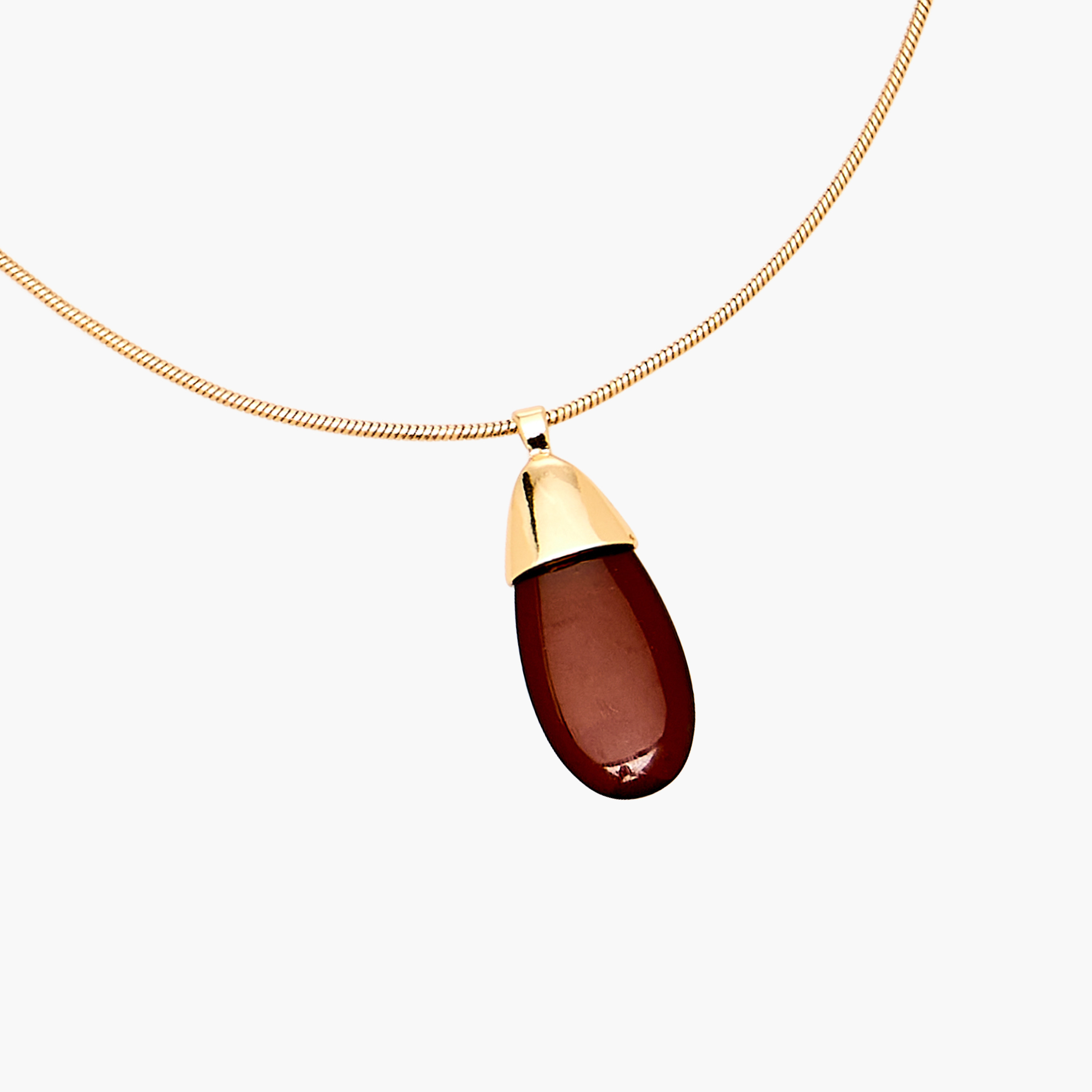 Gold Tone Pendant Necklace with Lobster Clasp Closure-women-watchesandjewellery-jewellery-necklacesandpendants-image-5