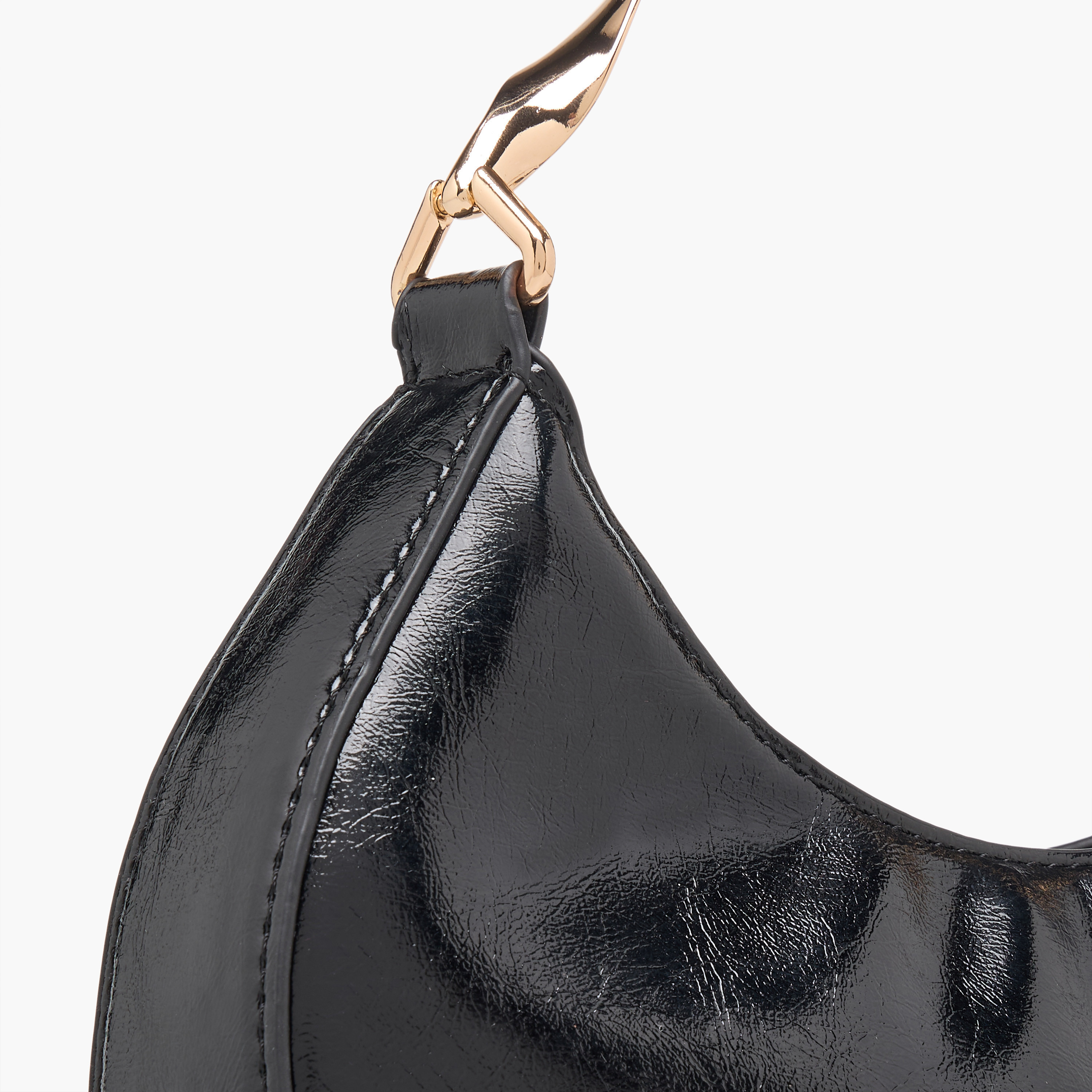 حقيبة كلاتش بارزة الملمس بمقبض معدني ملتف-women-bagsandwallets-handbags-image-5