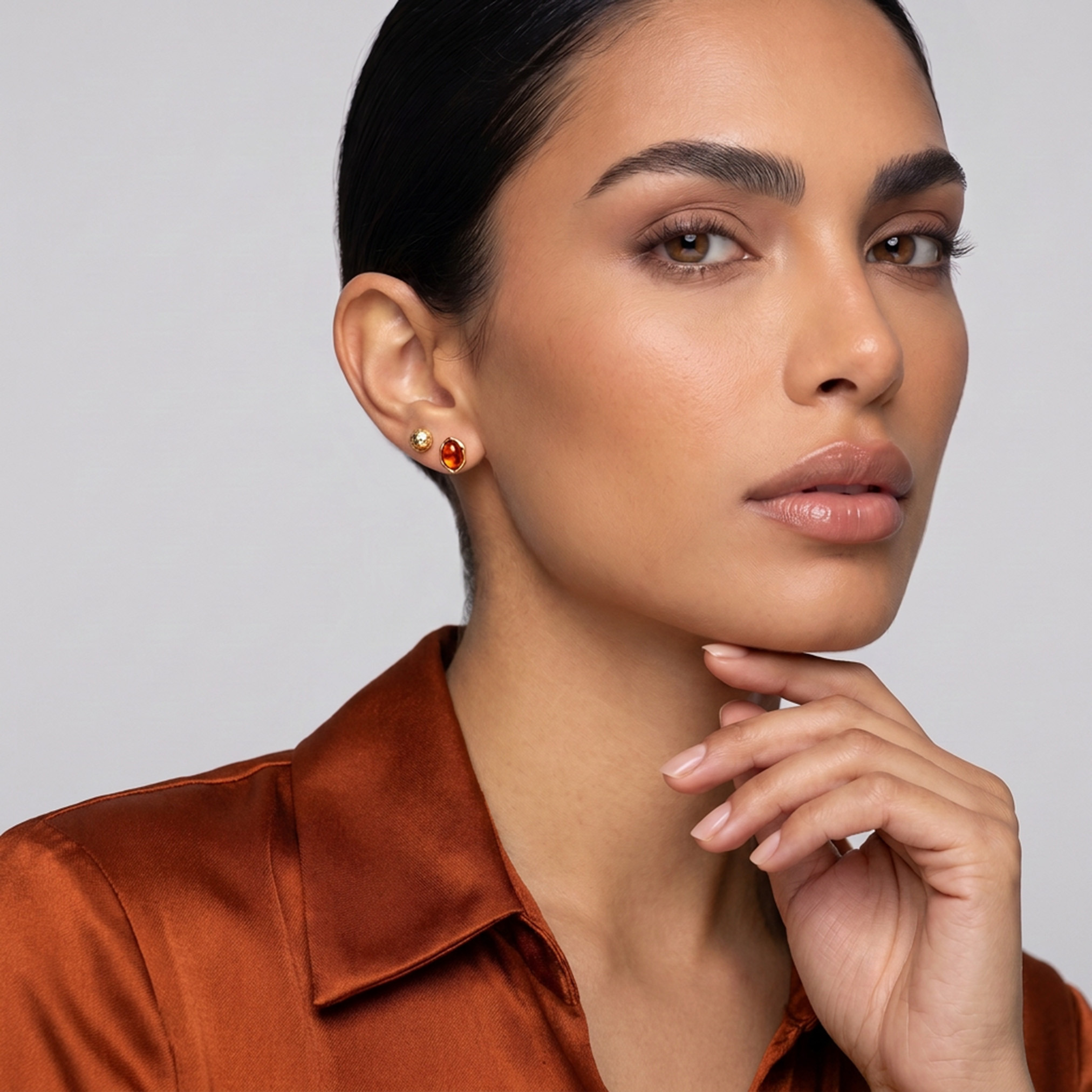 Pack of 20 Gold Tone Assorted Stud Earrings with Pushback Closure-women-watchesandjewellery-jewellery-earrings-image-2