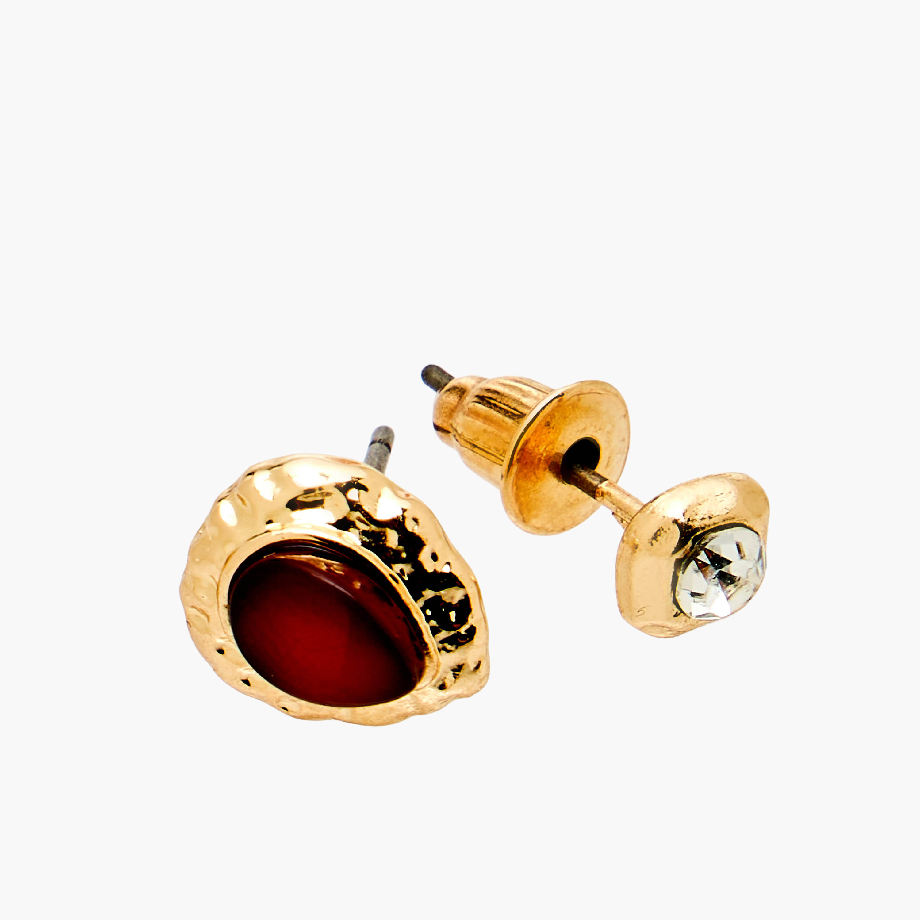 Pack of 20 Gold Tone Assorted Stud Earrings with Pushback Closure-women-watchesandjewellery-jewellery-earrings-image-5