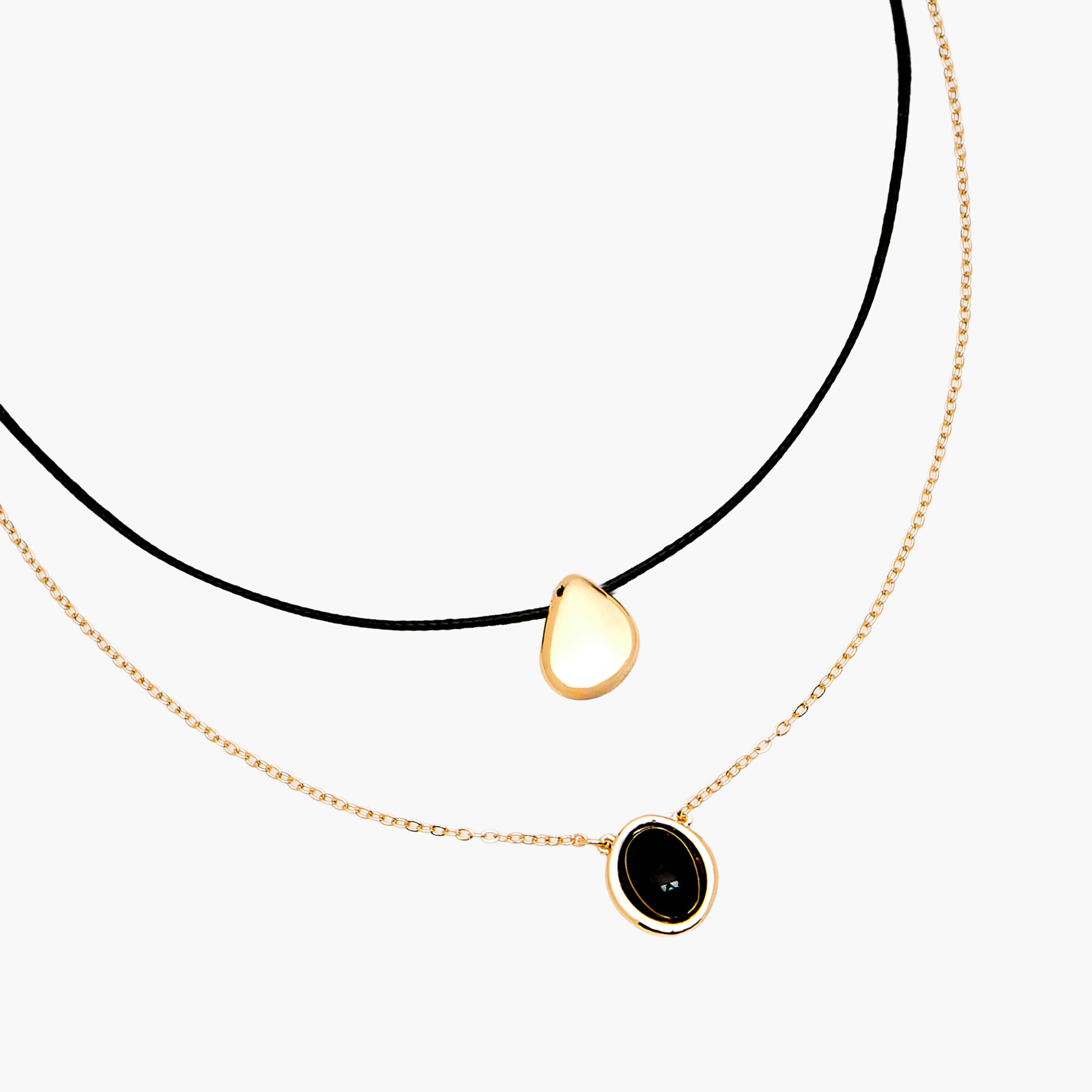 Gold Tone Pendant Necklace with Lobster Clasp Closure-women-watchesandjewellery-jewellery-necklacesandpendants-image-3