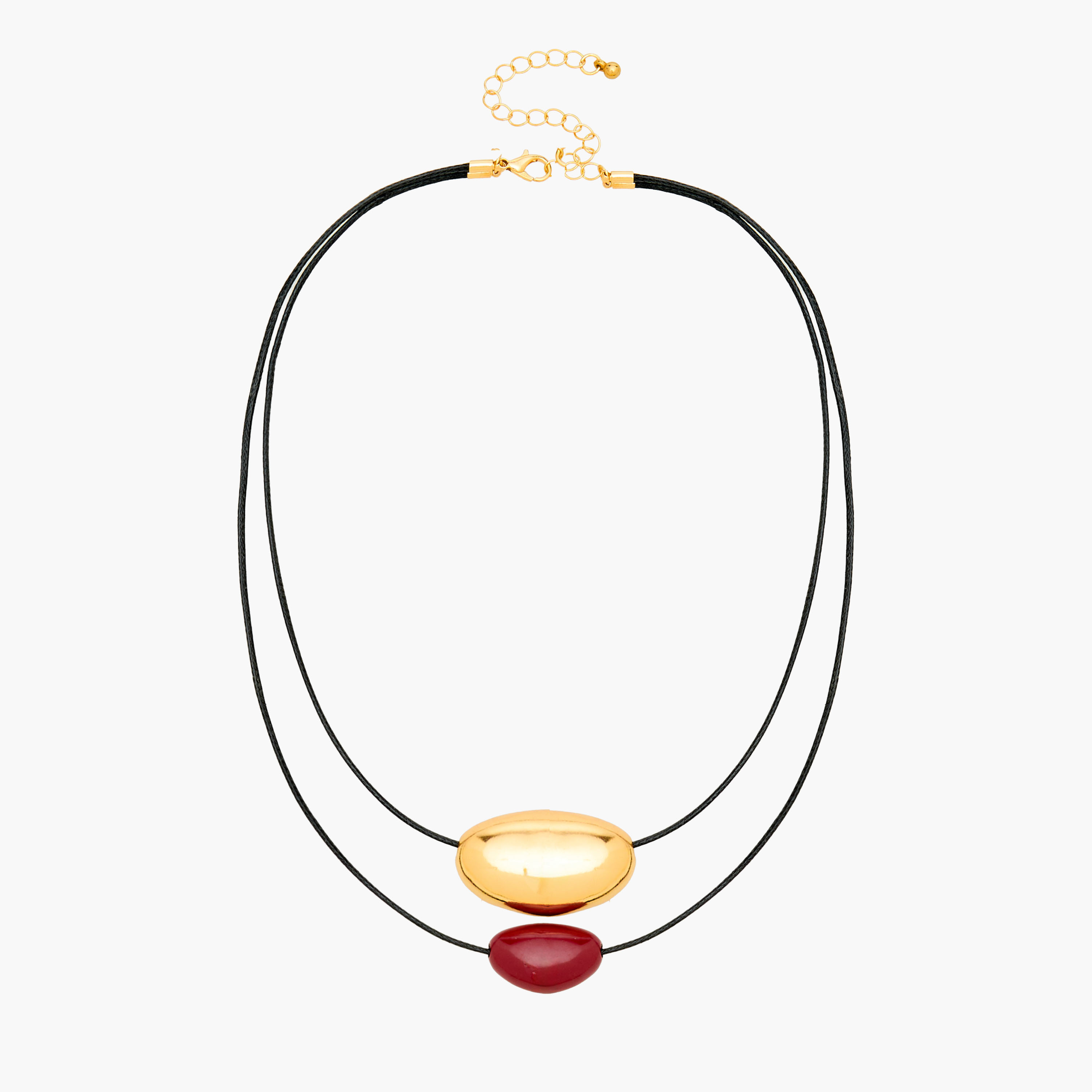 Corded Pendant Necklace with Lobster Clasp Closure-women-watchesandjewellery-jewellery-necklacesandpendants-image-1