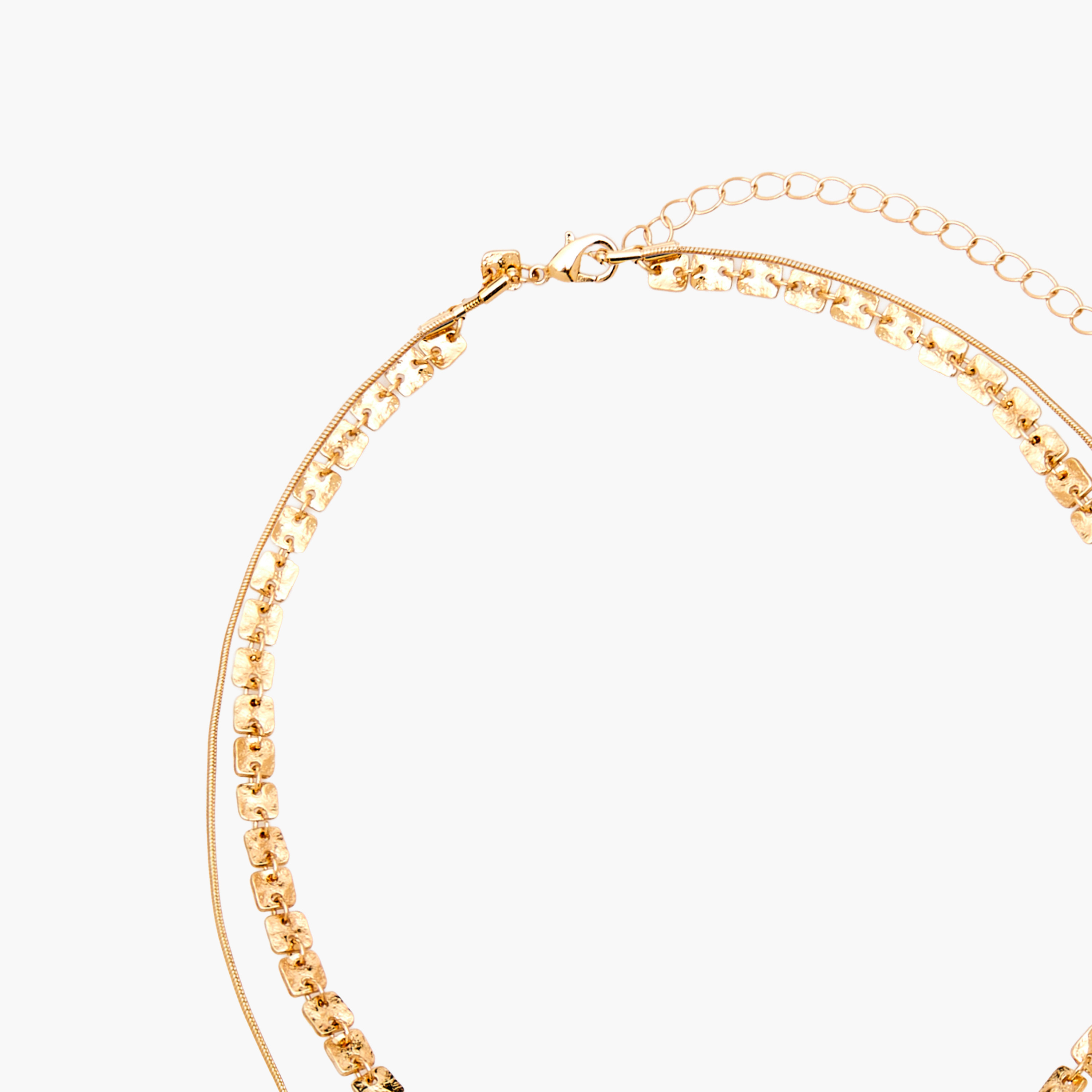 Gold Tone Pendant Necklace with Lobster Clasp Closure-women-watchesandjewellery-jewellery-necklacesandpendants-image-4