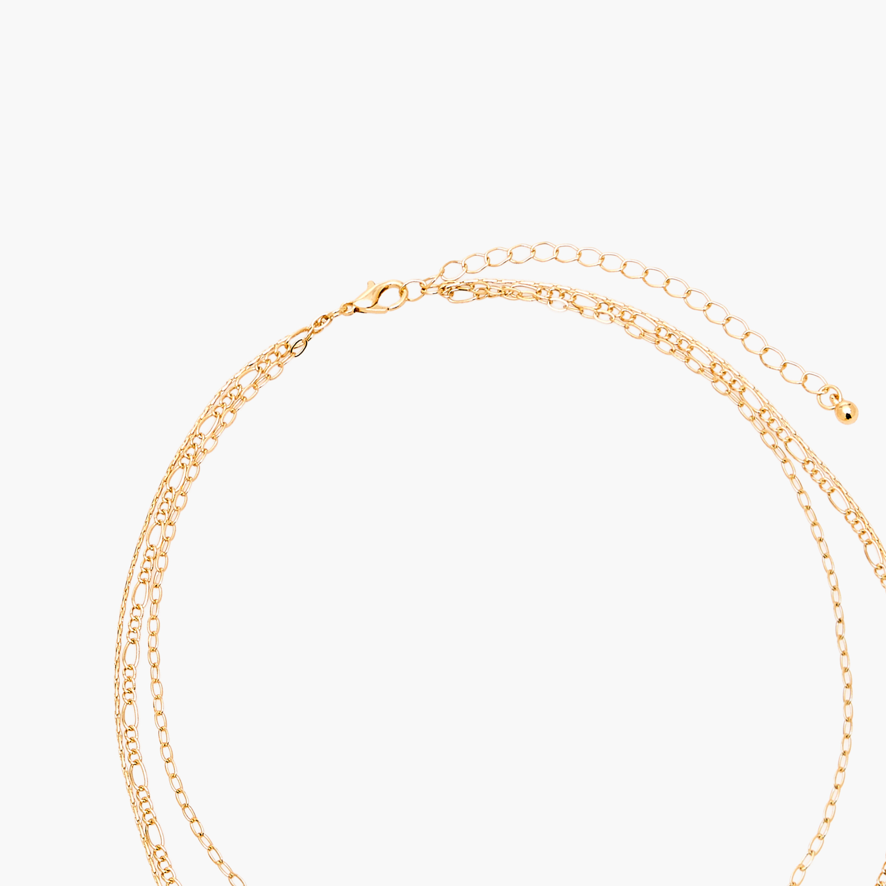 Gold Tone Pendant Necklace with Lobster Clasp Closure-women-watchesandjewellery-jewellery-necklacesandpendants-image-4