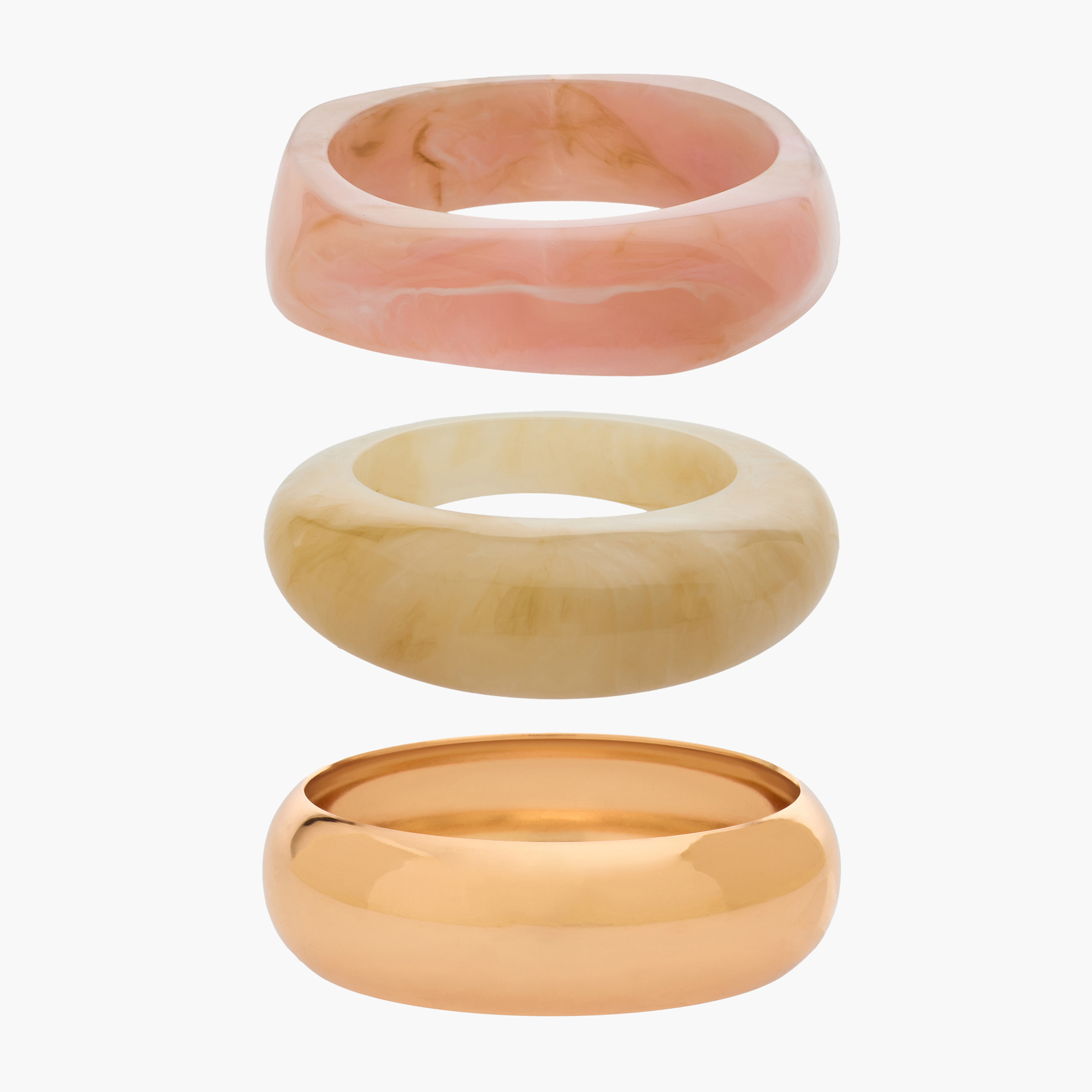 طقم أساور عريضة 3 قطع متنوعة-women-watchesandjewellery-jewellery-banglesandbracelets-image-1