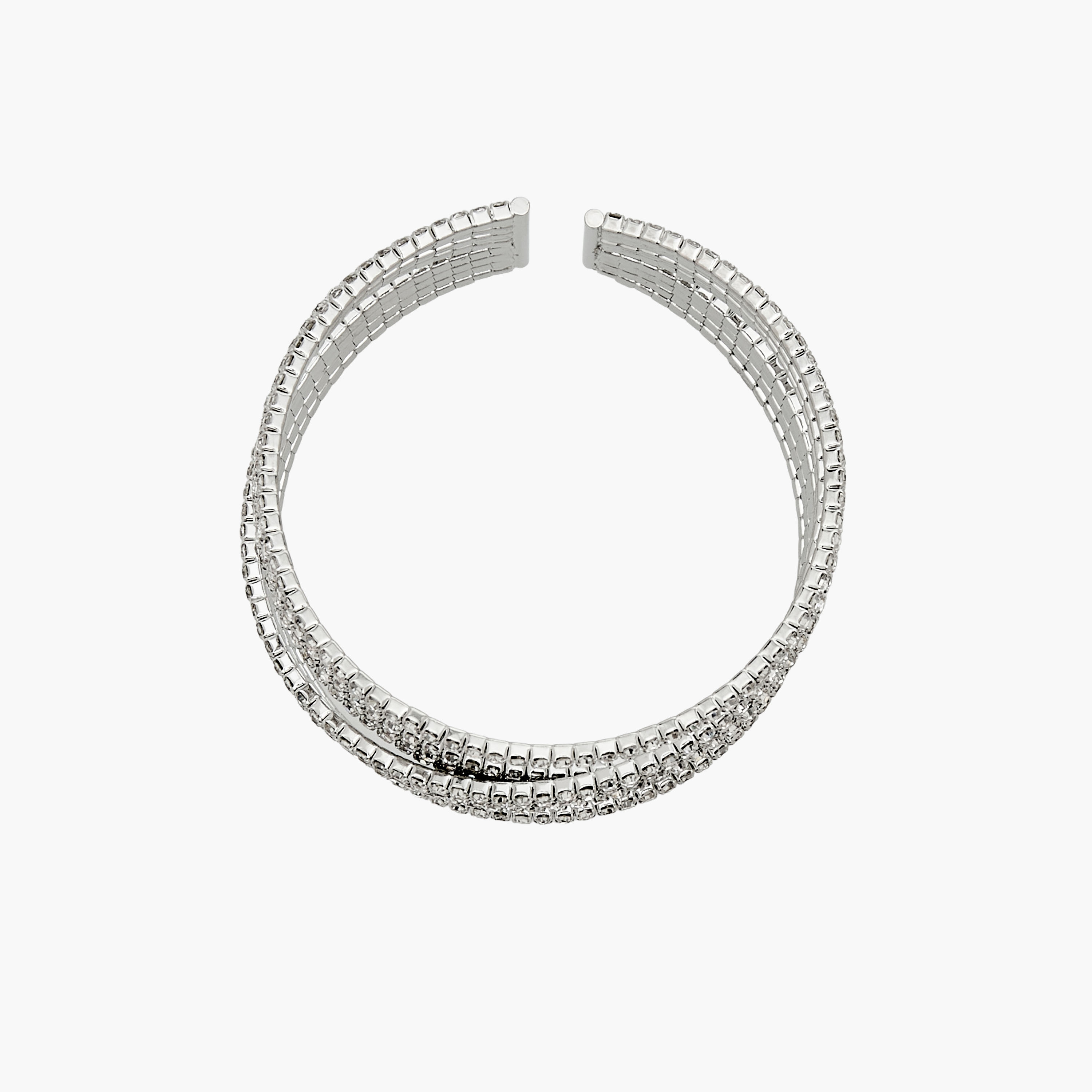 Silver Tone Embellished Bracelet-women-watchesandjewellery-jewellery-banglesandbracelets-image-2