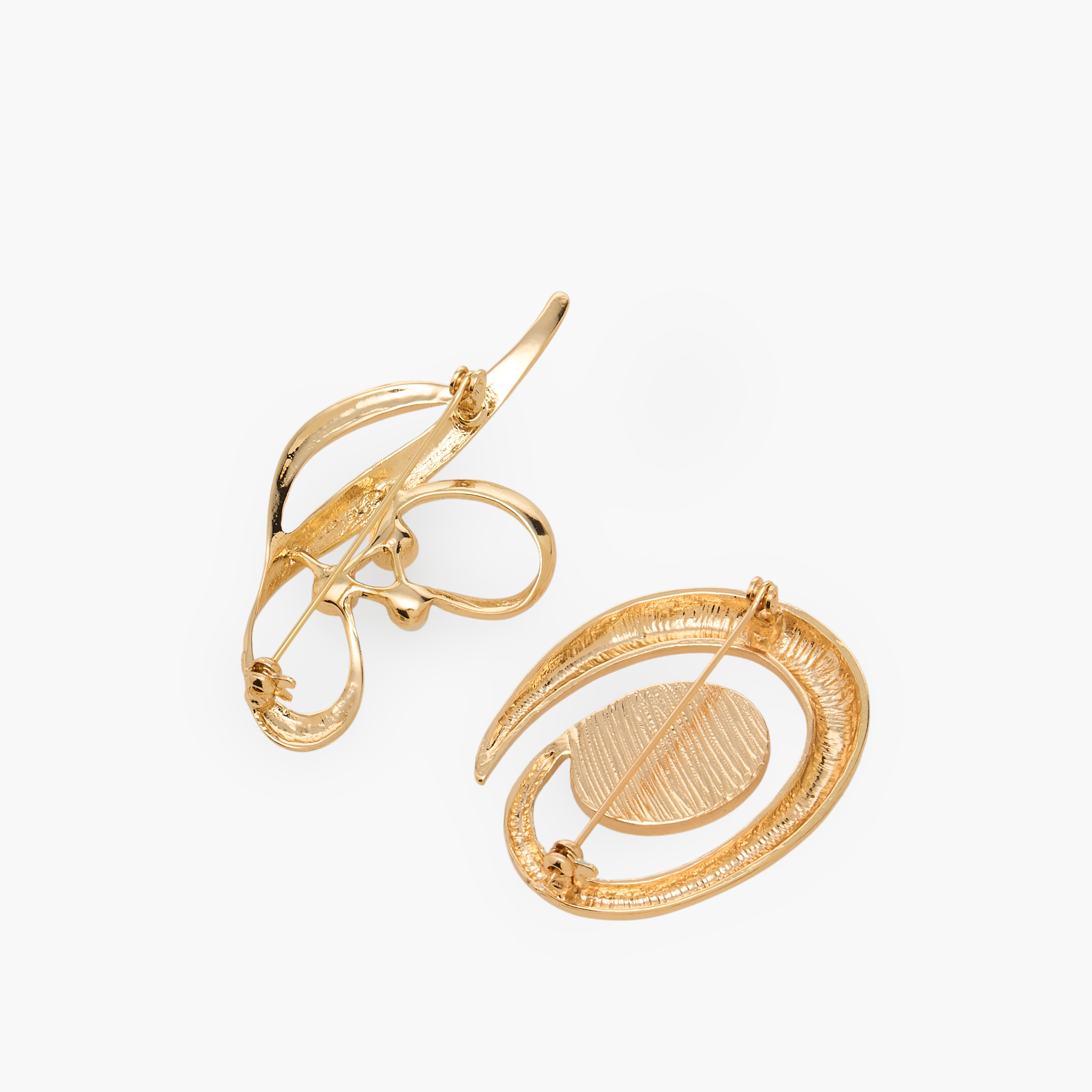 طقم من 2 - بروش مزين بلون ذهبي-women-clothingaccessories-novelties-image-6