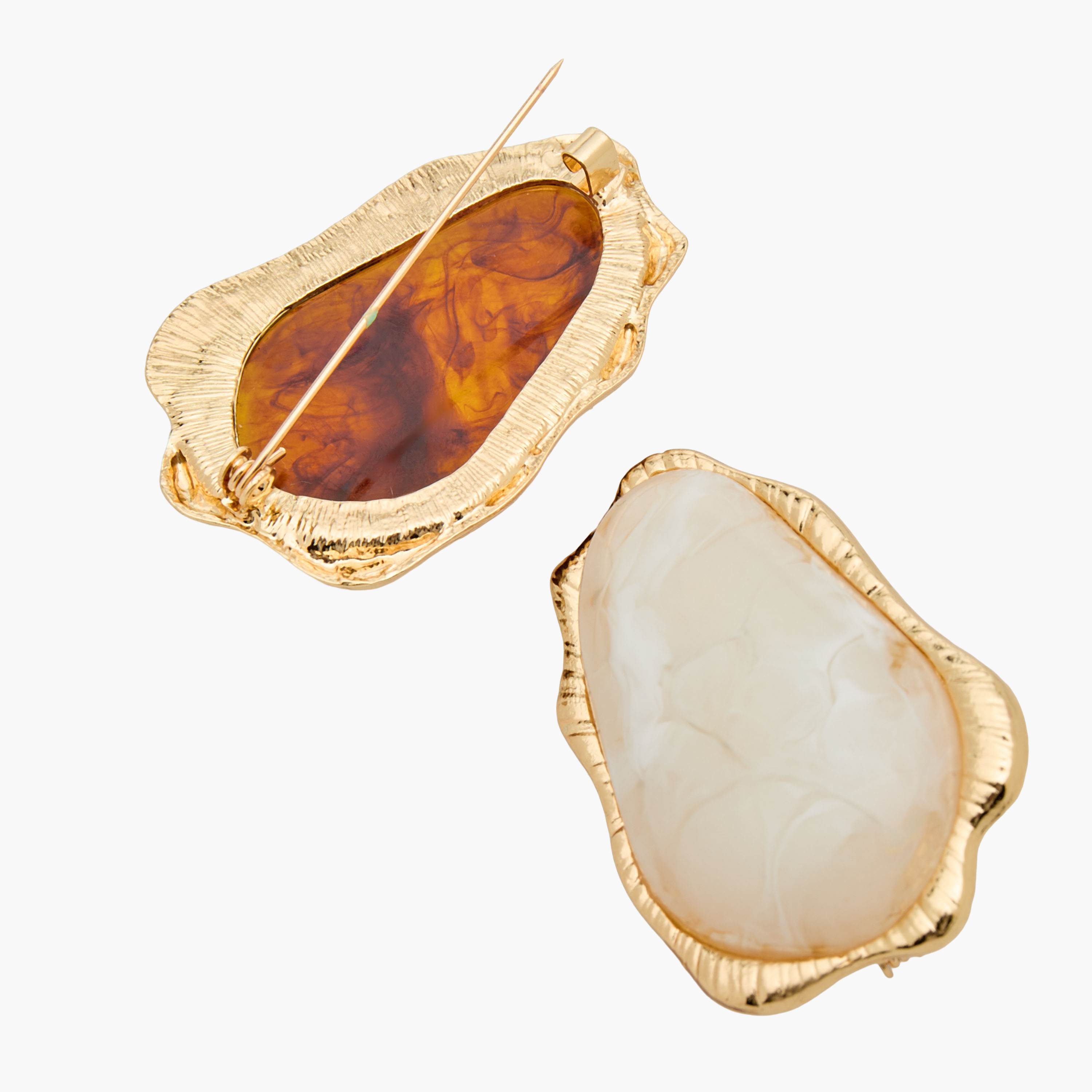 طقم من 2 - دبوس ريزن بارز الملمس-women-watchesandjewellery-jewellery-brooches-image-4