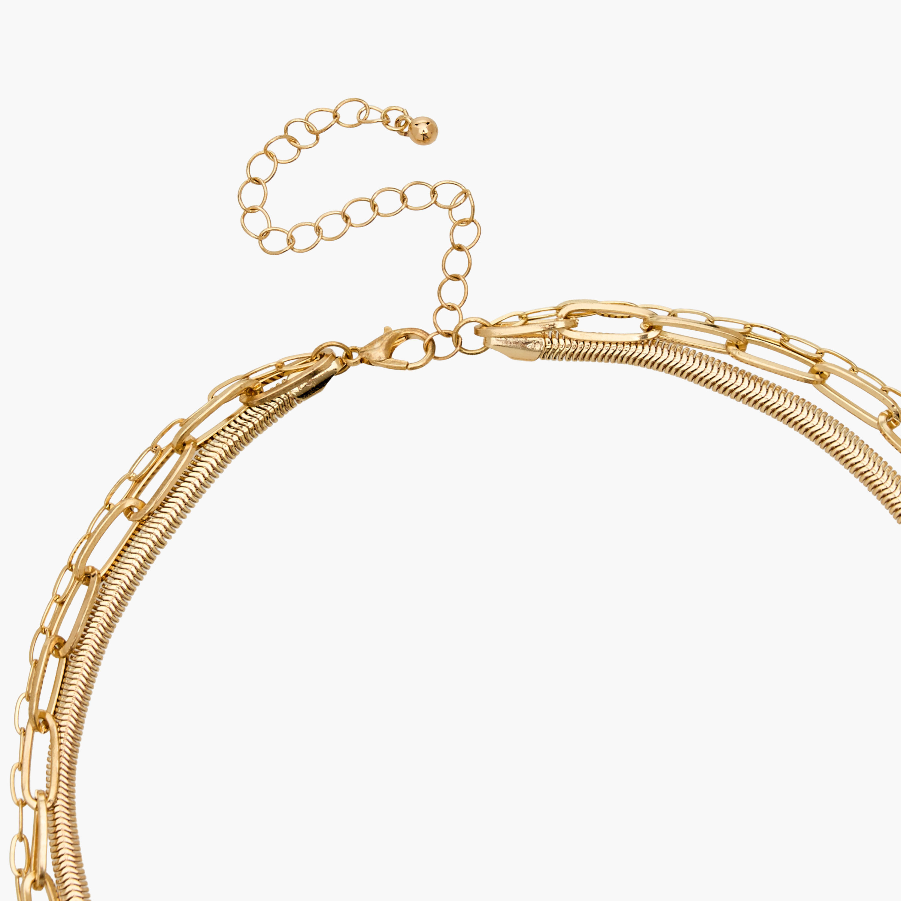 Gold Tone Pendant Necklace with Lobster Clasp Closure-women-watchesandjewellery-jewellery-necklacesandpendants-image-5