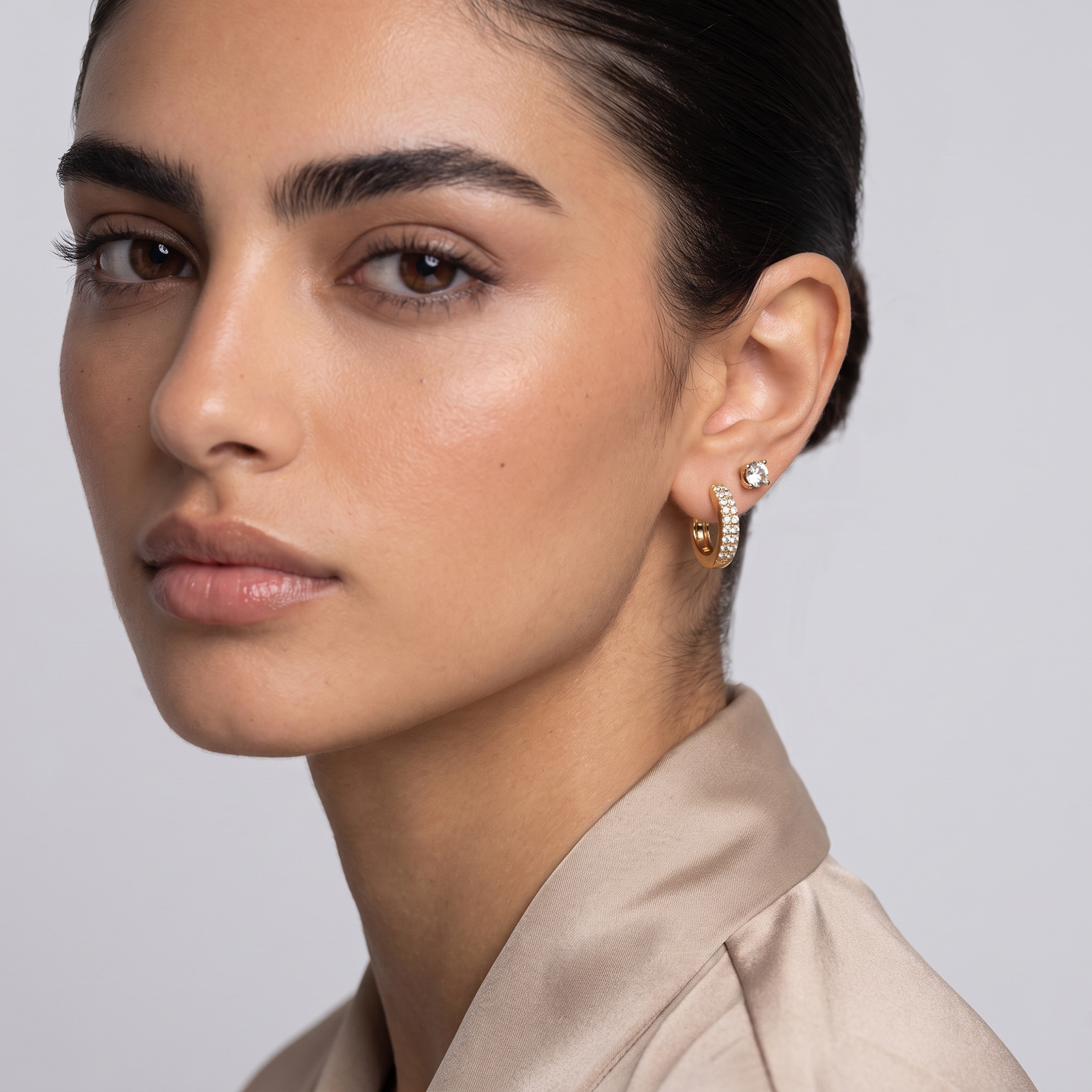 Pack of 9 Gold Tone Assorted Earrings with Pushback Closure-women-watchesandjewellery-jewellery-earrings-image-2