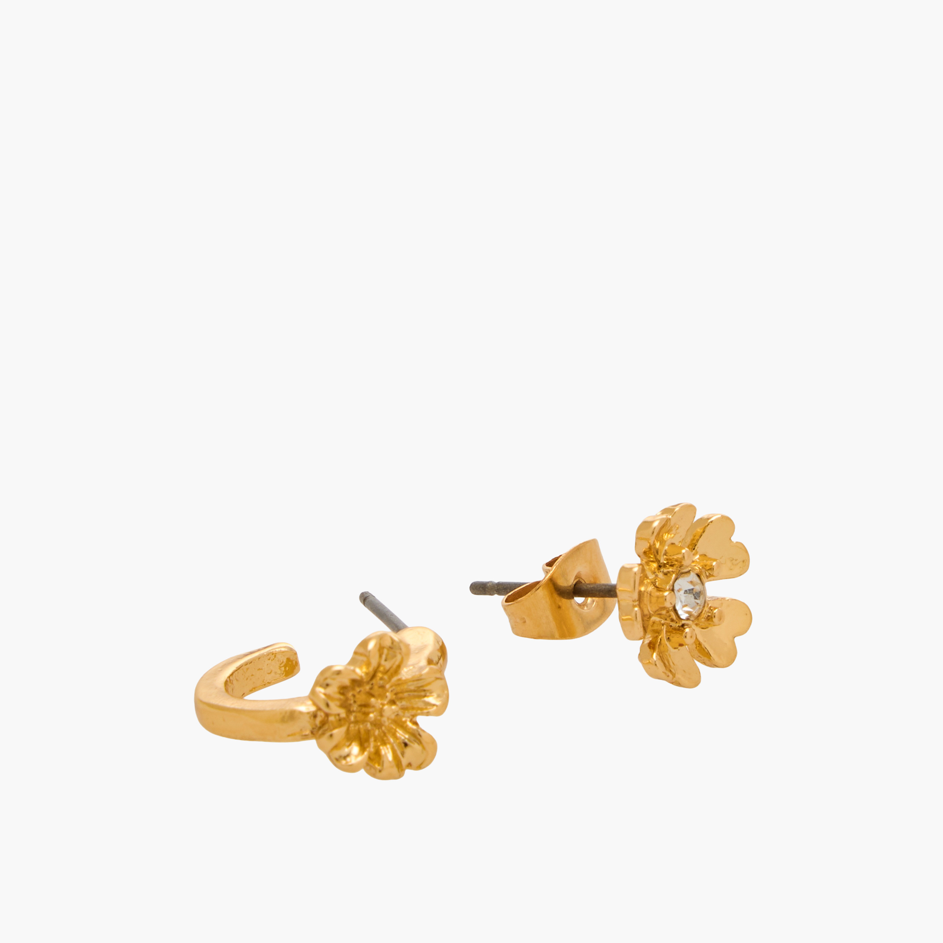 Pack of 9 Gold Tone Assorted Earrings with Pushback Closure-women-watchesandjewellery-jewellery-earrings-image-5
