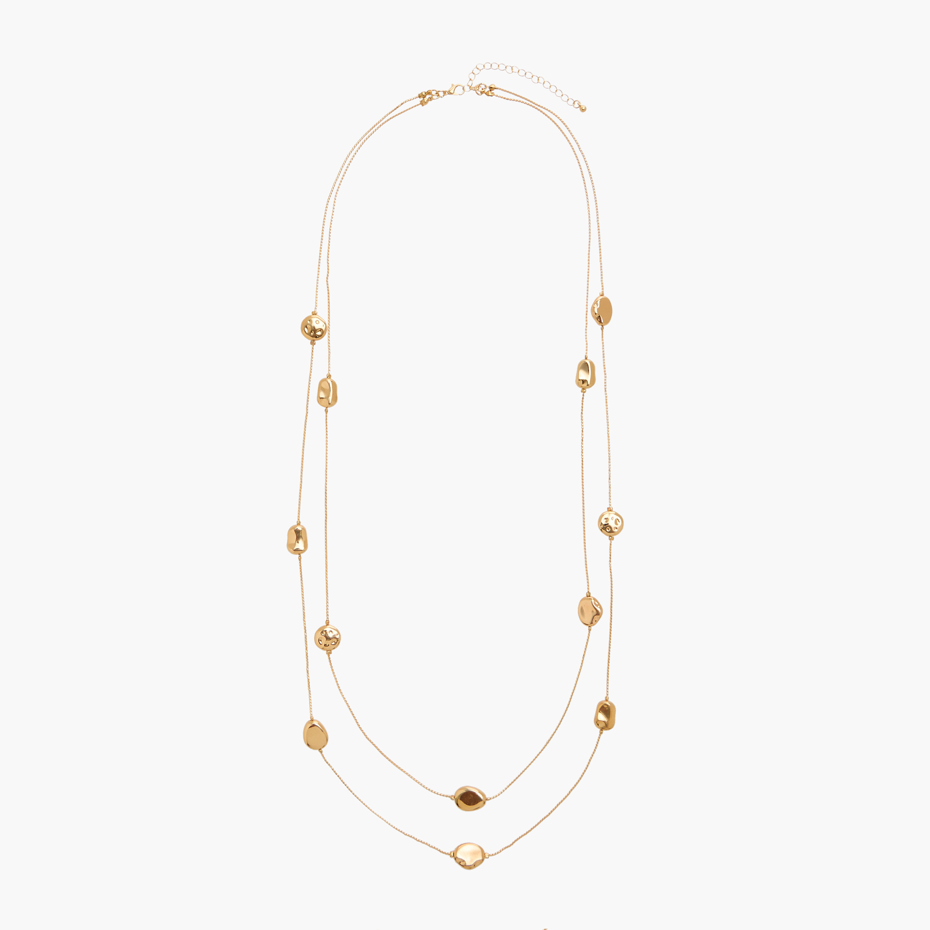 عقد طبقات لون ذهبي بزينة خرز-women-watchesandjewellery-jewellery-necklacesandpendants-image-2