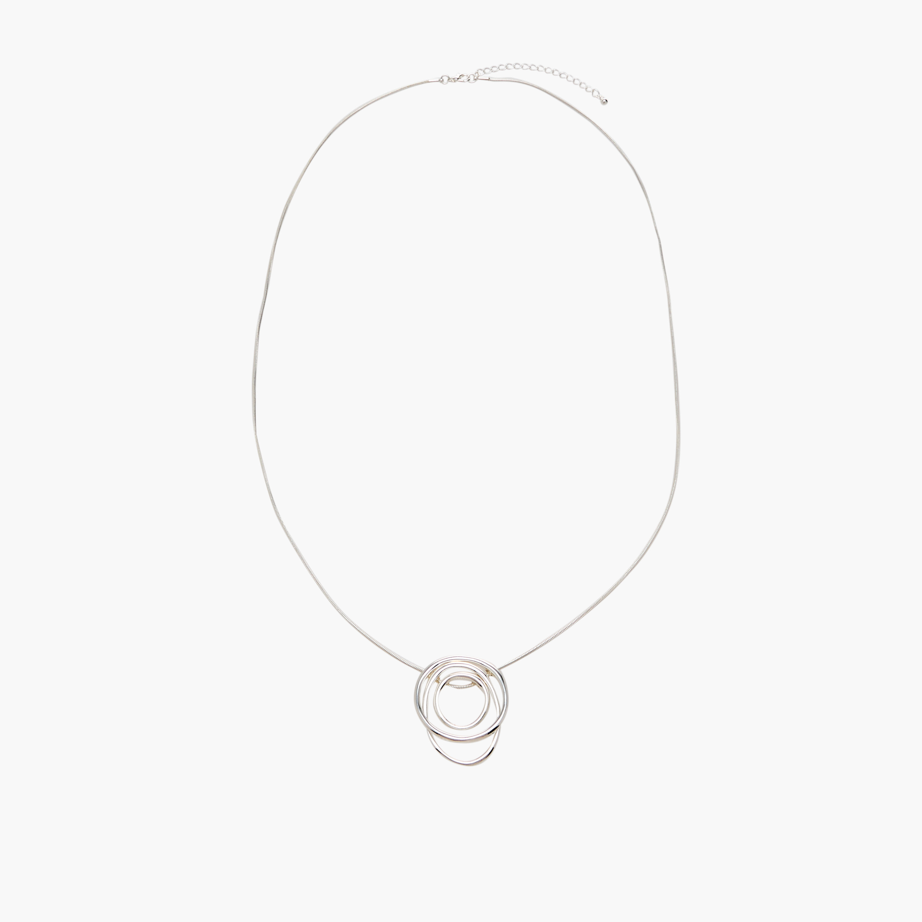قلادة فضية بتصميم دائري-women-watchesandjewellery-jewellery-necklacesandpendants-image-1