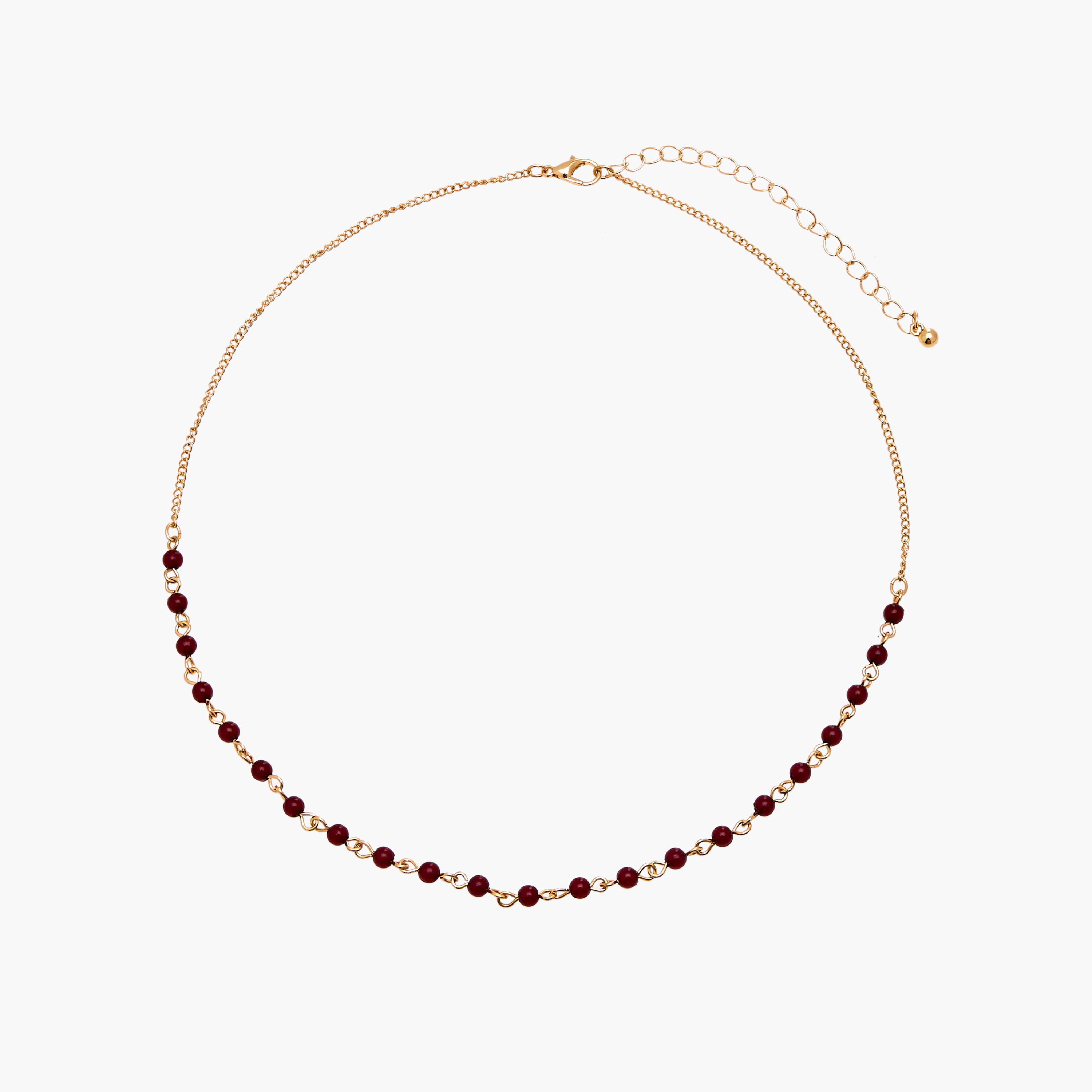 طقم عقد ذهبي مزين 3 قطع-women-watchesandjewellery-jewellery-necklacesandpendants-image-4