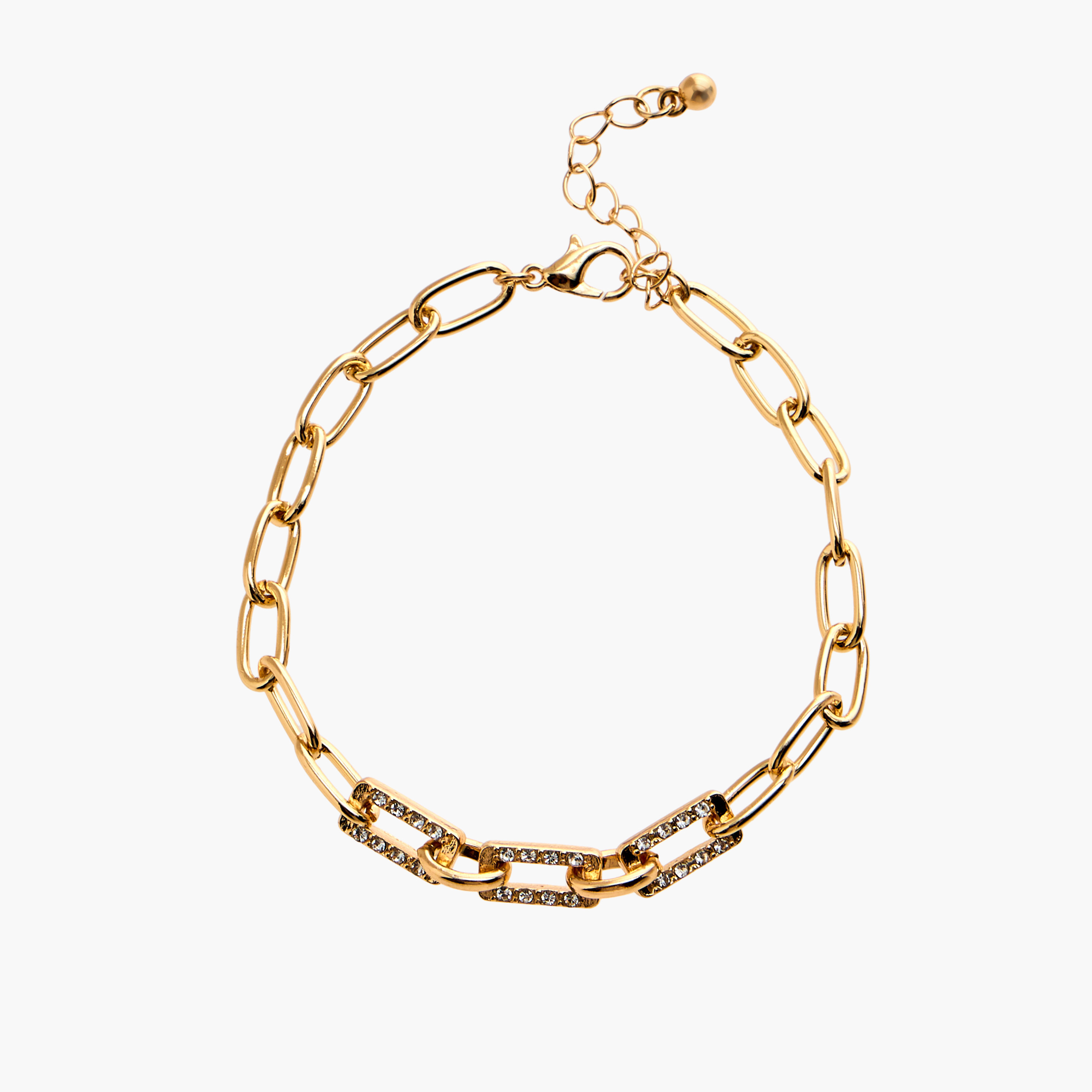 طقم أساور ذهبية أنيقة مكون من 5 قطع متنوعة-women-watchesandjewellery-jewellery-banglesandbracelets-image-13