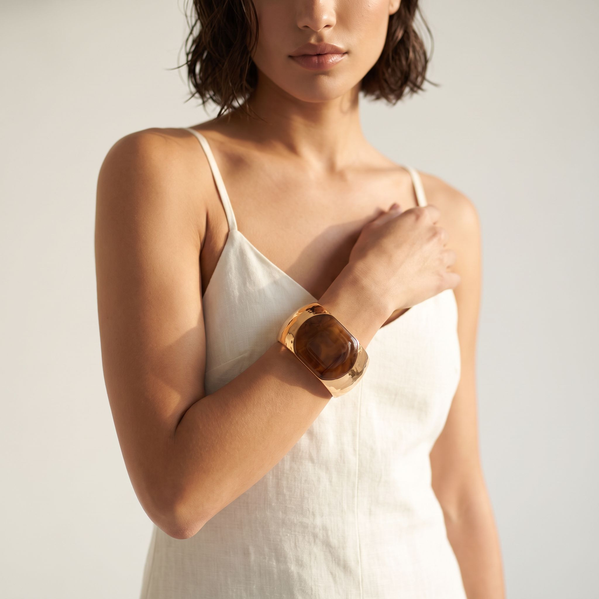 سوار كفة عريض مزين-women-watchesandjewellery-jewellery-banglesandbracelets-image-2