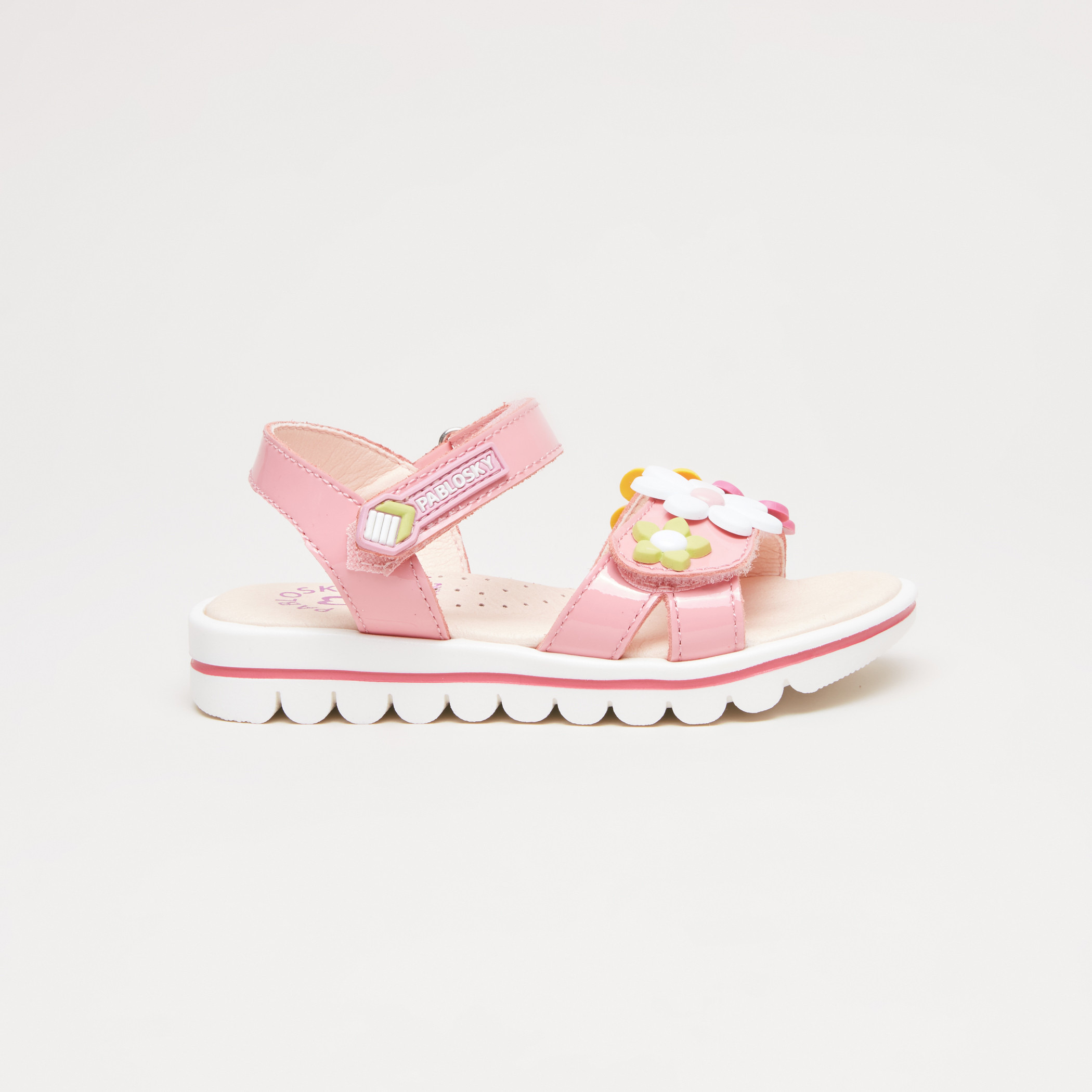 Pablosky Flower Applique Sandals-girls-shoes-sandals-image-2