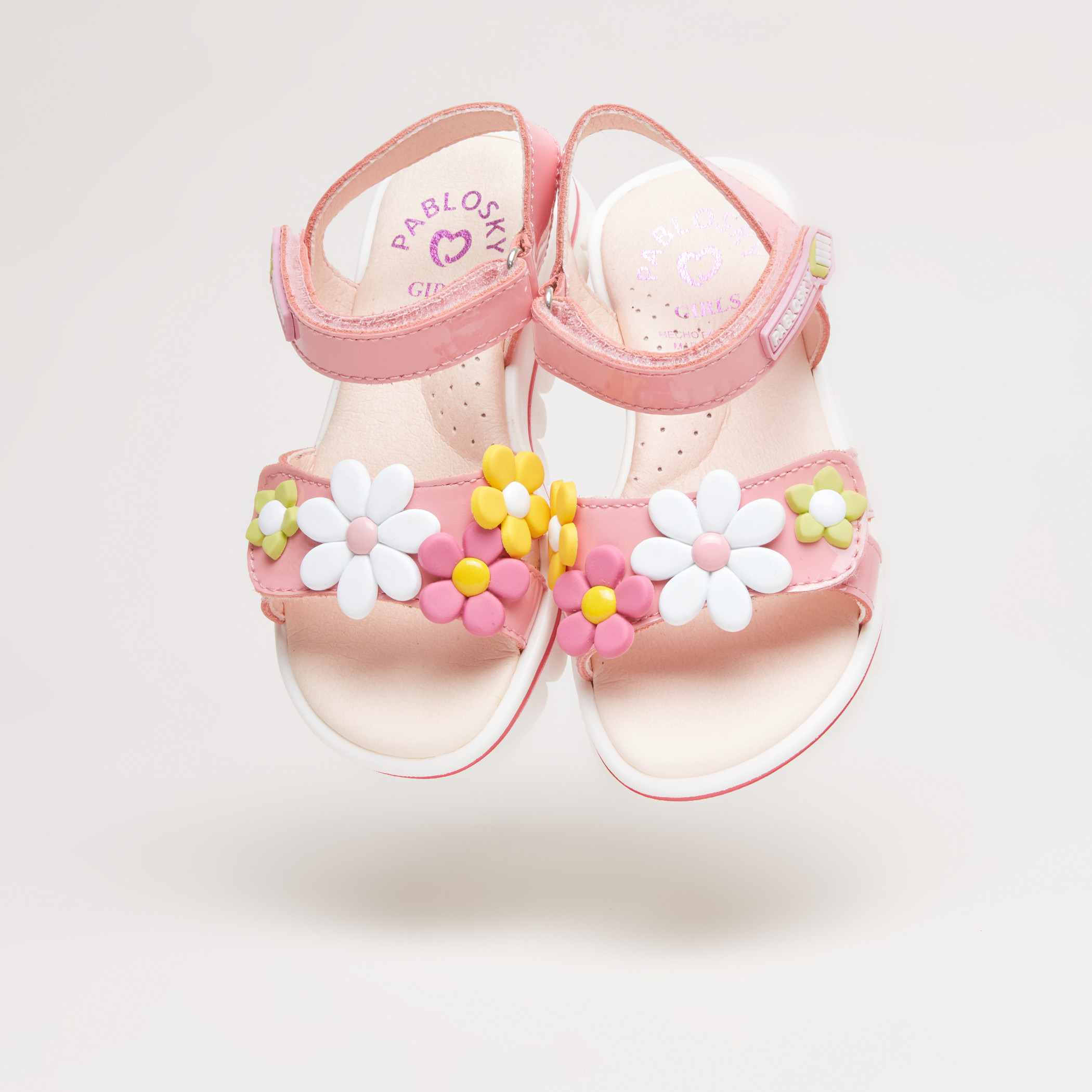 Pablosky Flower Applique Sandals-girls-shoes-sandals-image-5