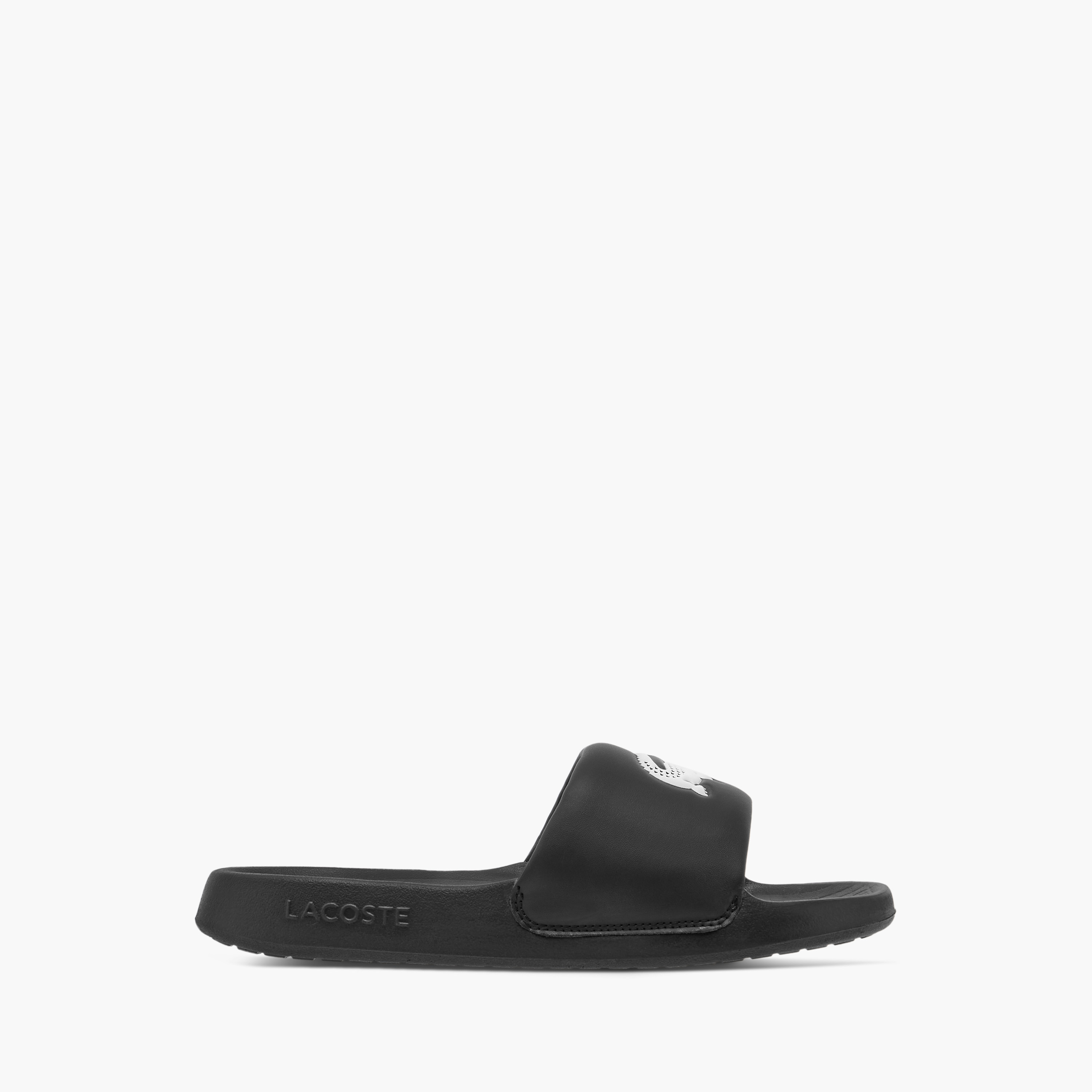 Lacoste Women's Logo Detail Slides-women-shoes-sandals-flats-image-2