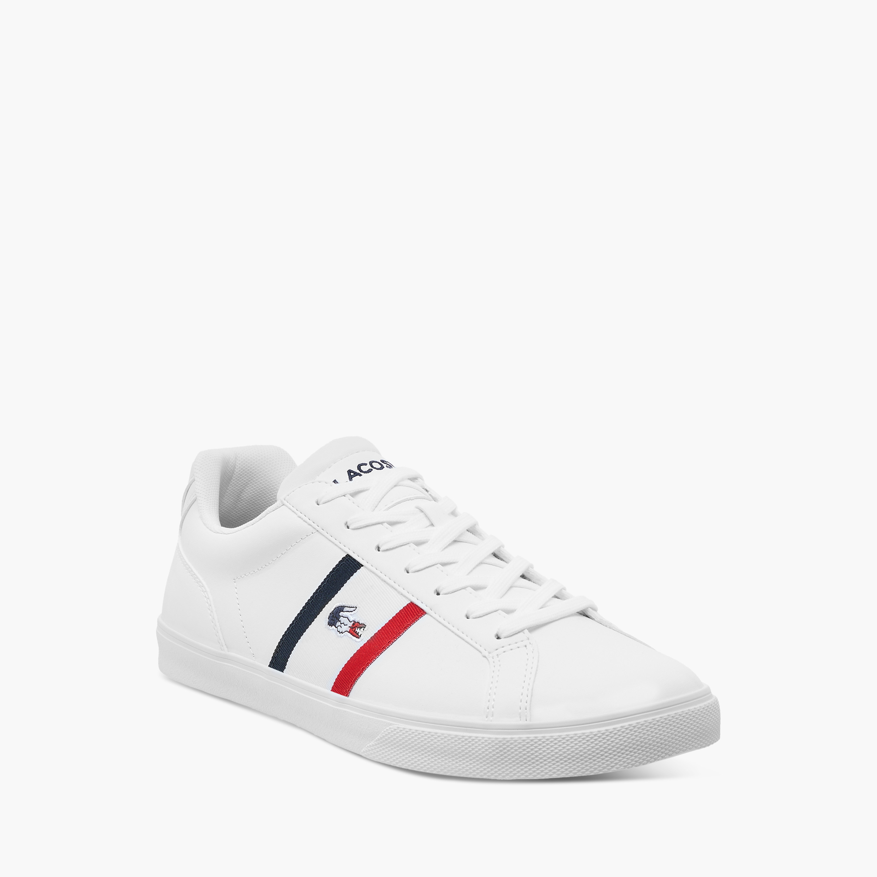 حذاء سنيكرز بألواح ورباط إغلاق للرجال من لاكوست-men-shoes-sneakers-image-2