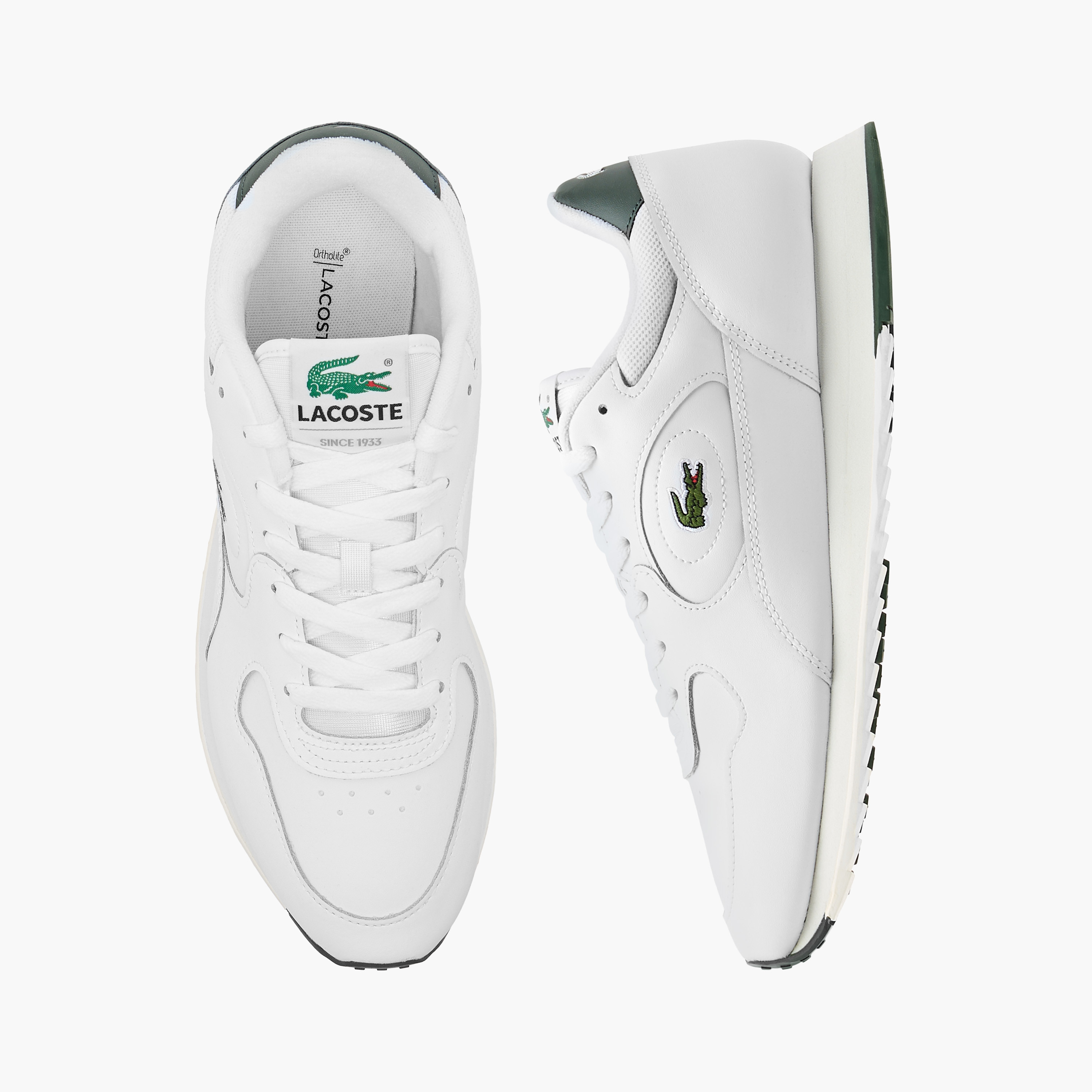 حذاء سنيكرز برباط وتطريز شعار للرجال من لاكوست-men-shoes-sneakers-image-1