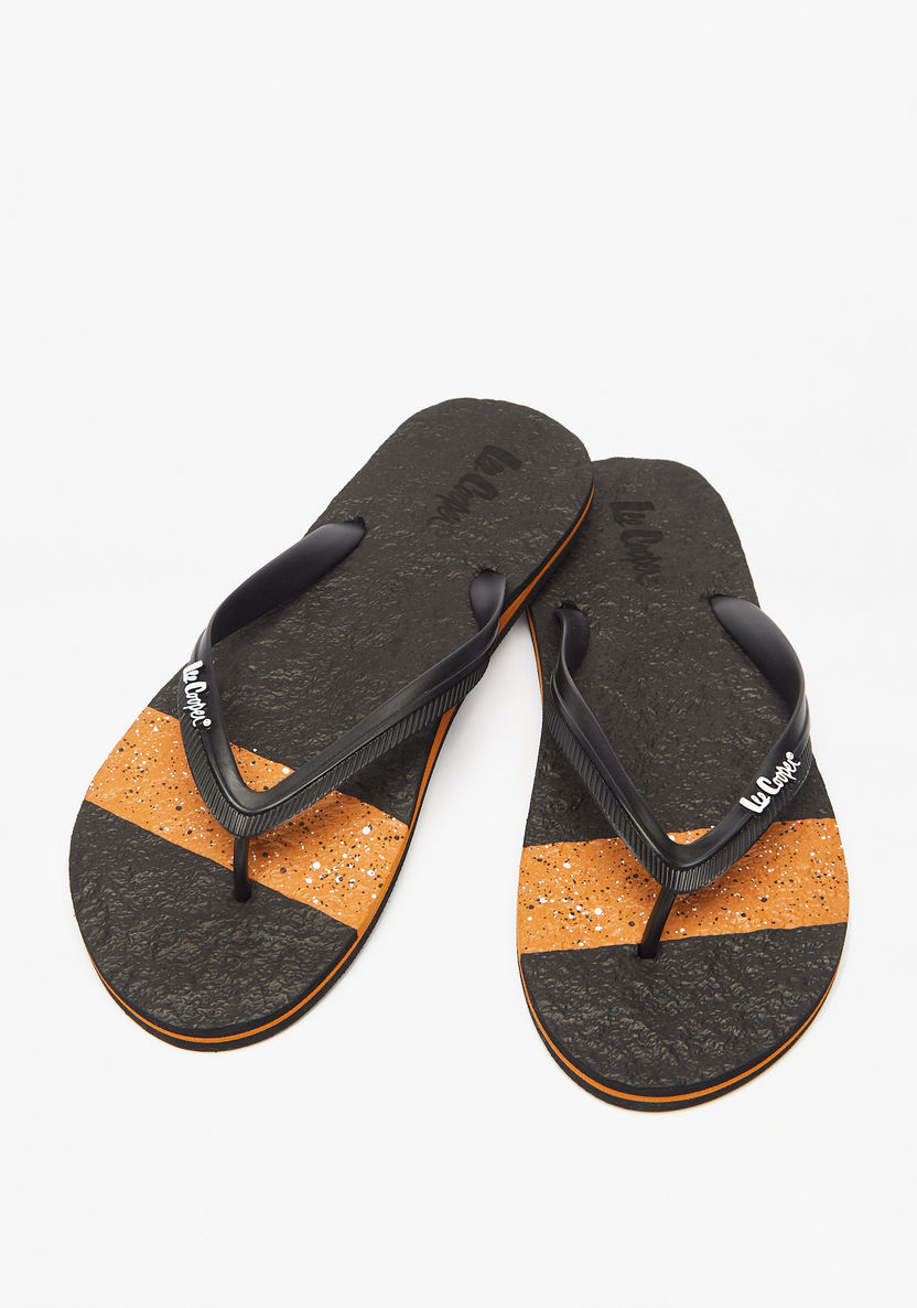 Lee Cooper Printed Slip-On Thong Slippers-Men%27s Flip Flops & Beach Slippers-image-1