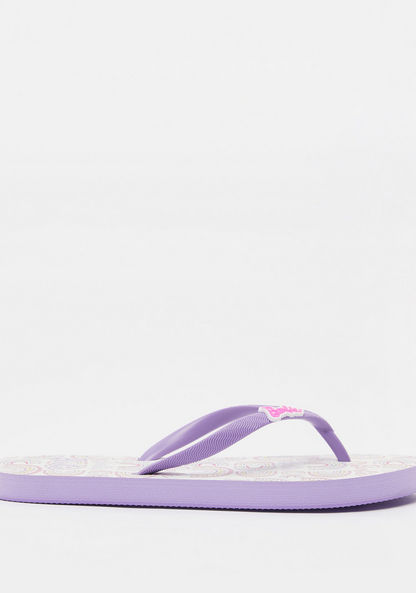 Barbie Slip-On Printed Thong Slippers-Girl%27s Flip Flops & Beach Slippers-image-0