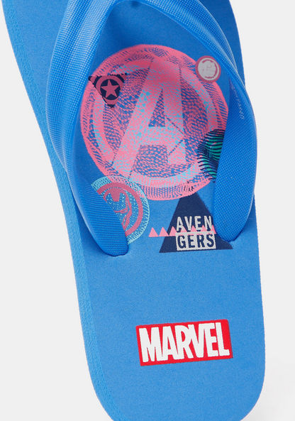 Marvel Avenger Print Slip-On Thong Slippers-Boy%27s Flip Flops & Beach Slippers-image-4