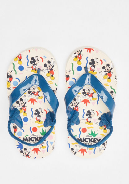 Disney Mickey Mouse Print Thong Slippers