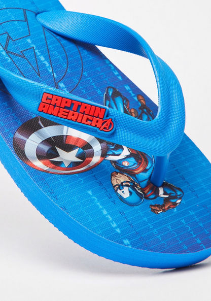 Marvel Avengers Print Thong Slippers-Boy%27s Flip Flops and Beach Slippers-image-5