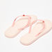 Heart Accented Slip-On Thong Slippers-Women%27s Flip Flops & Beach Slippers-thumbnail-2