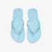Aqua Tropical Print Slip-On Thong Slippers-Women%27s Flip Flops & Beach Slippers-thumbnail-0