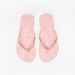 Aqua Tropical Print Slip-On Thong Slippers-Women%27s Flip Flops & Beach Slippers-thumbnail-0