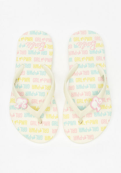 Barbie All-Over Print Flip Flops-Girl%27s Flip Flops & Beach Slippers-image-0