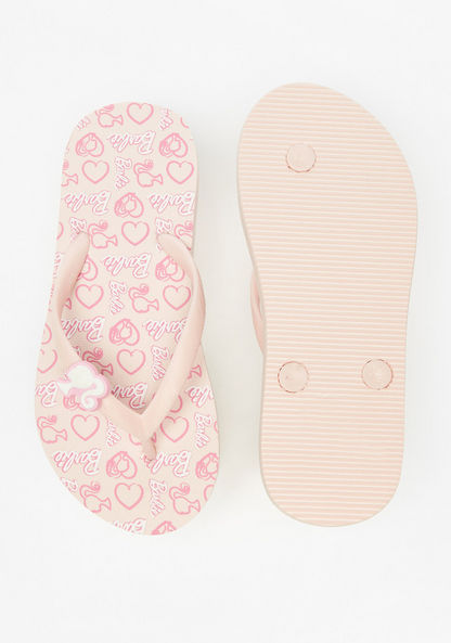 Barbie All-Over Print Flip Flops-Girl%27s Flip Flops & Beach Slippers-image-4