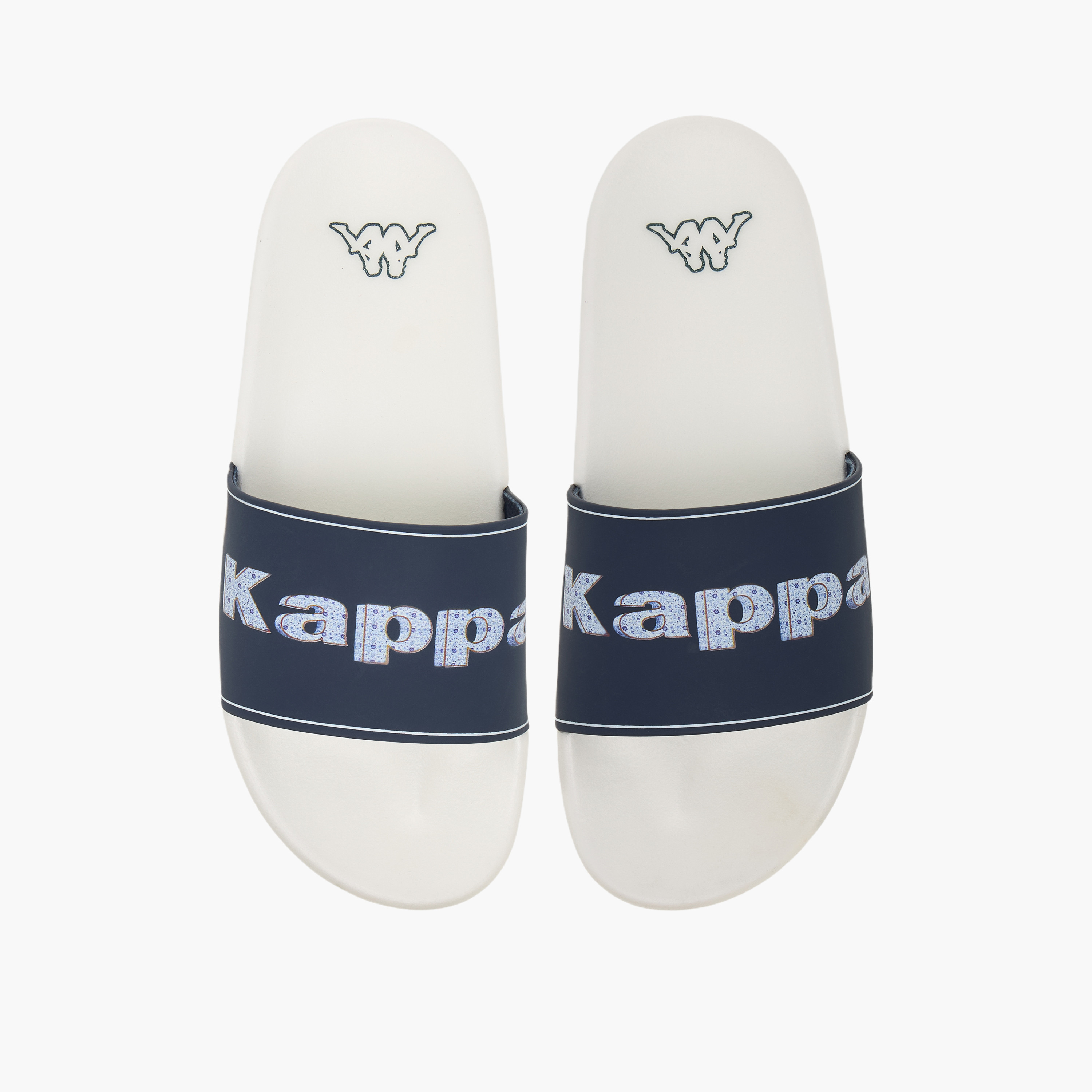 Kappa Women Logo Print Slides-women-shoes-flipflopsandslides-image-1