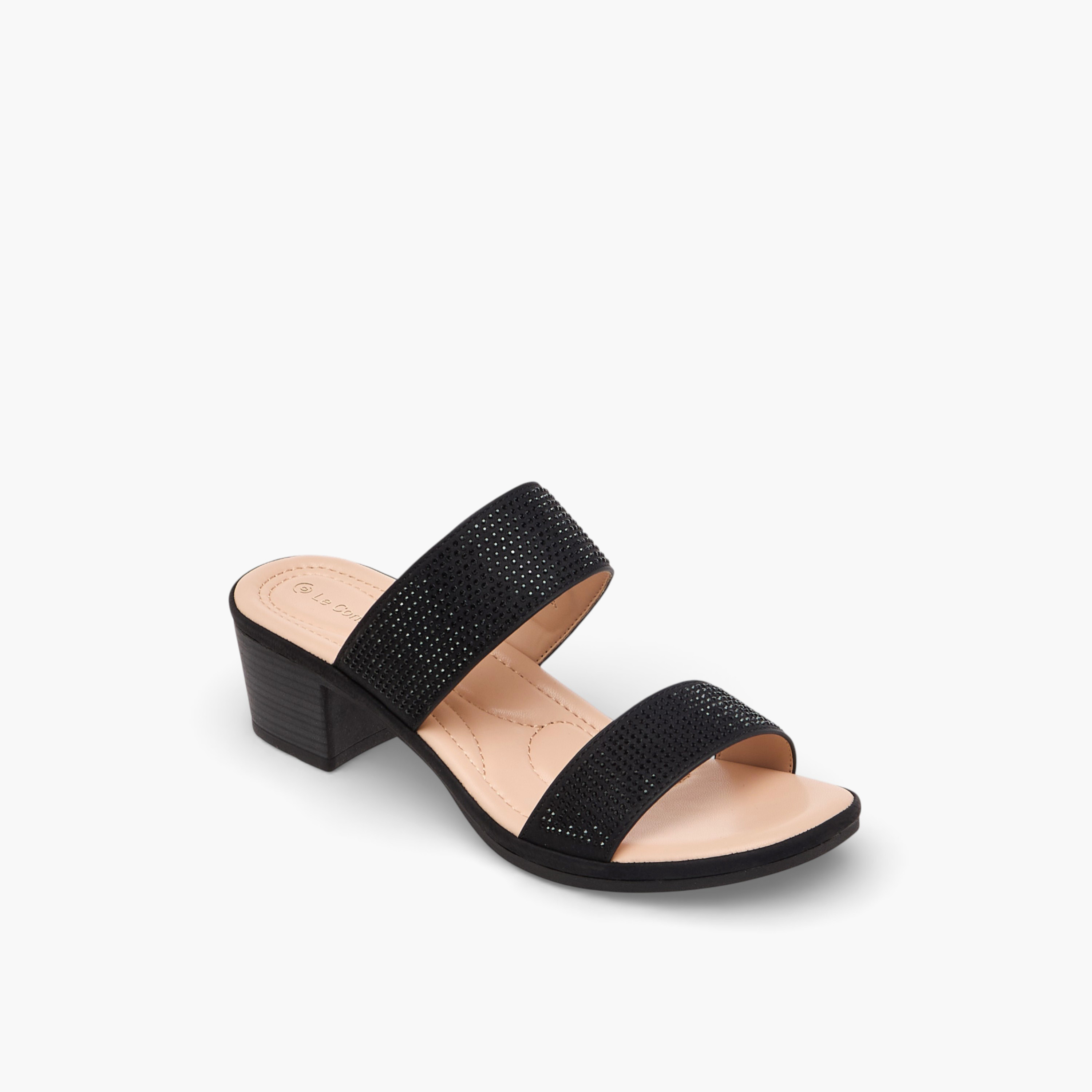 Le Confort Women Embellished Block Heel Sandals-women-shoes-sandals-heeled-image-2