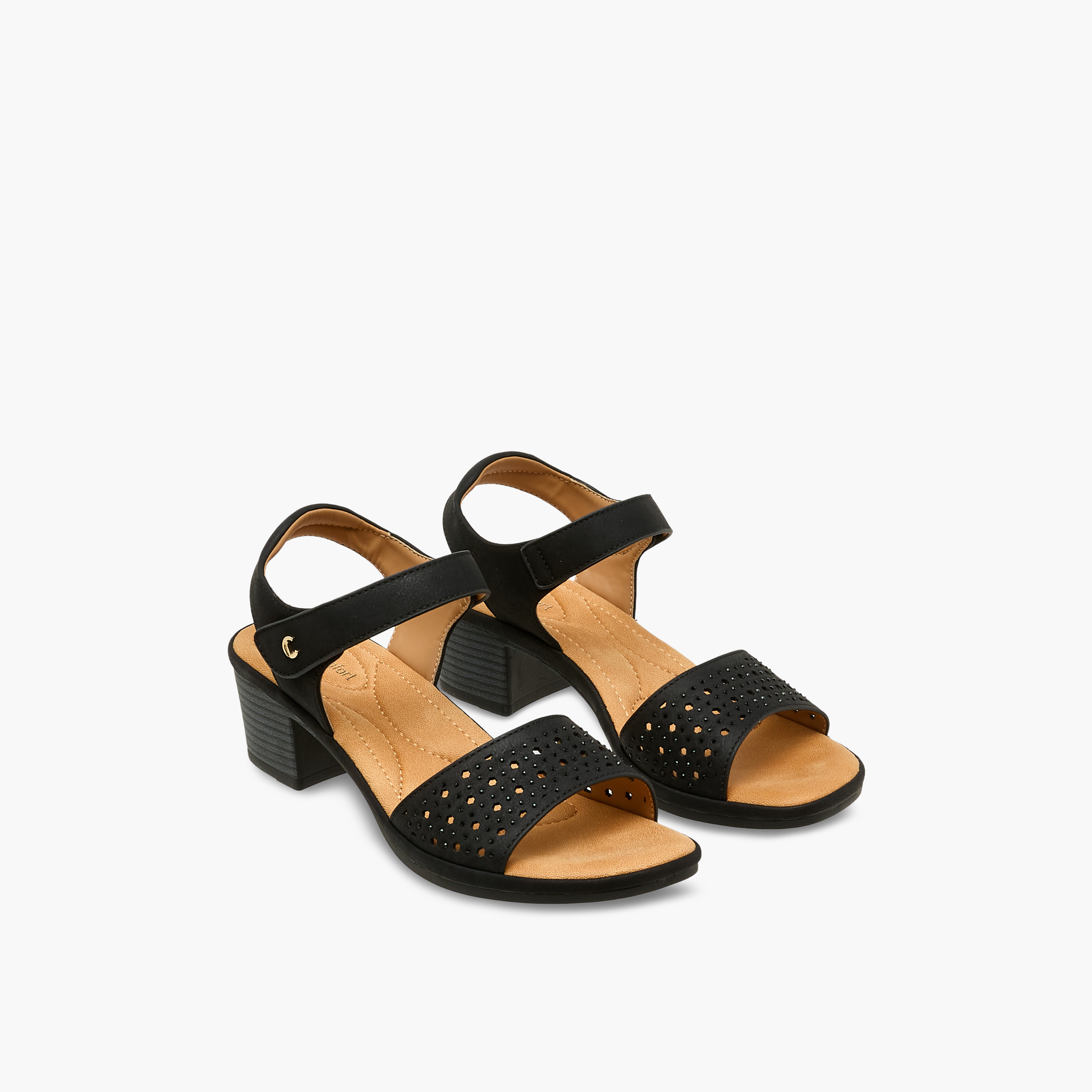 Le Confort Women Block Heel Sandals-women-shoes-sandals-heeled-image-1
