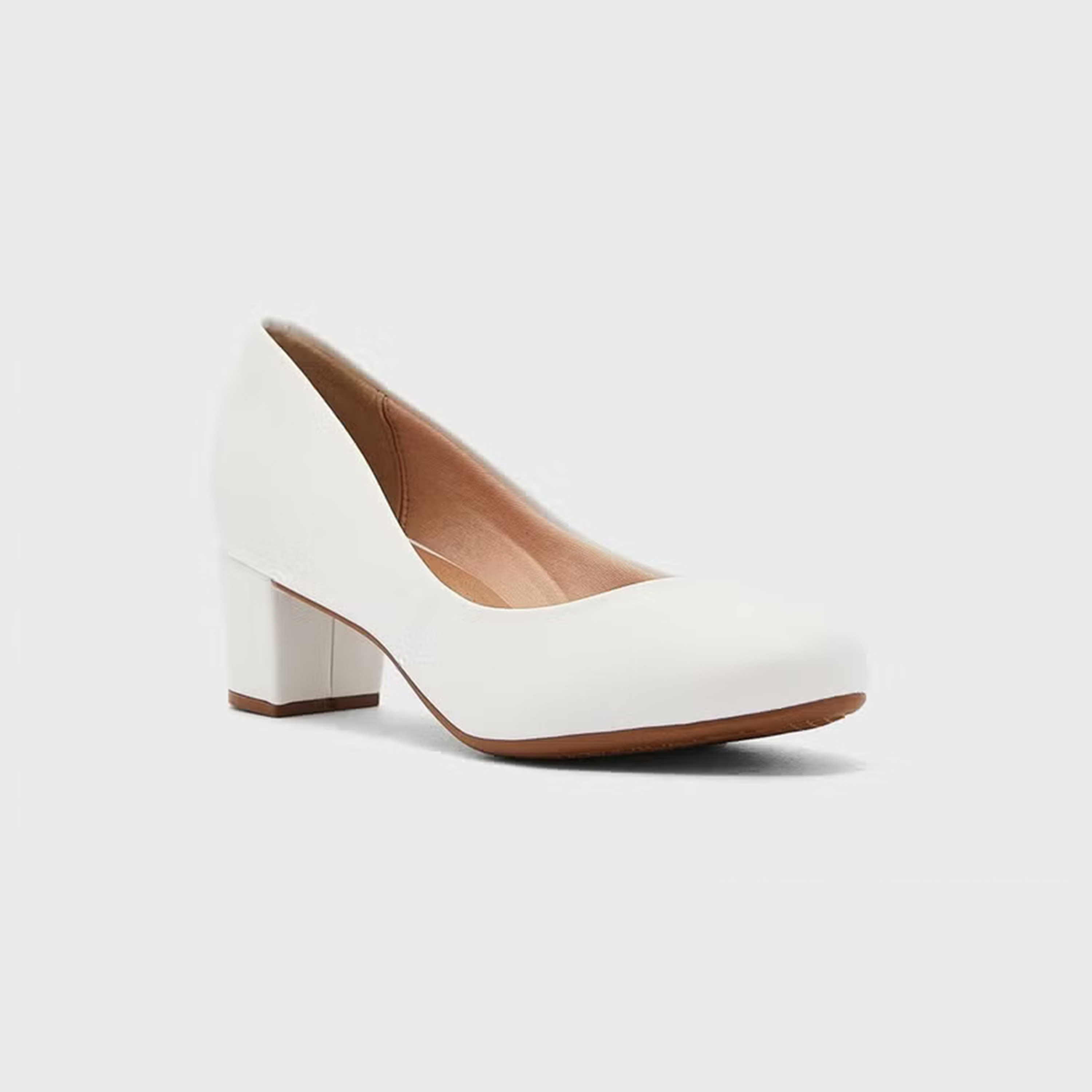 Beira Rio by Geoomnii  Women's Pointed Toe Block Heel Pumps | 4777-409-9569-16072      -women-shoes-heels-image-1