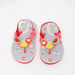Printed Slide Slippers with Elasticised Strap-Girl%27s Flip Flops & Beach Slippers-thumbnailMobile-1