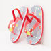 Printed Slide Slippers with Elasticised Strap-Girl%27s Flip Flops & Beach Slippers-thumbnailMobile-2