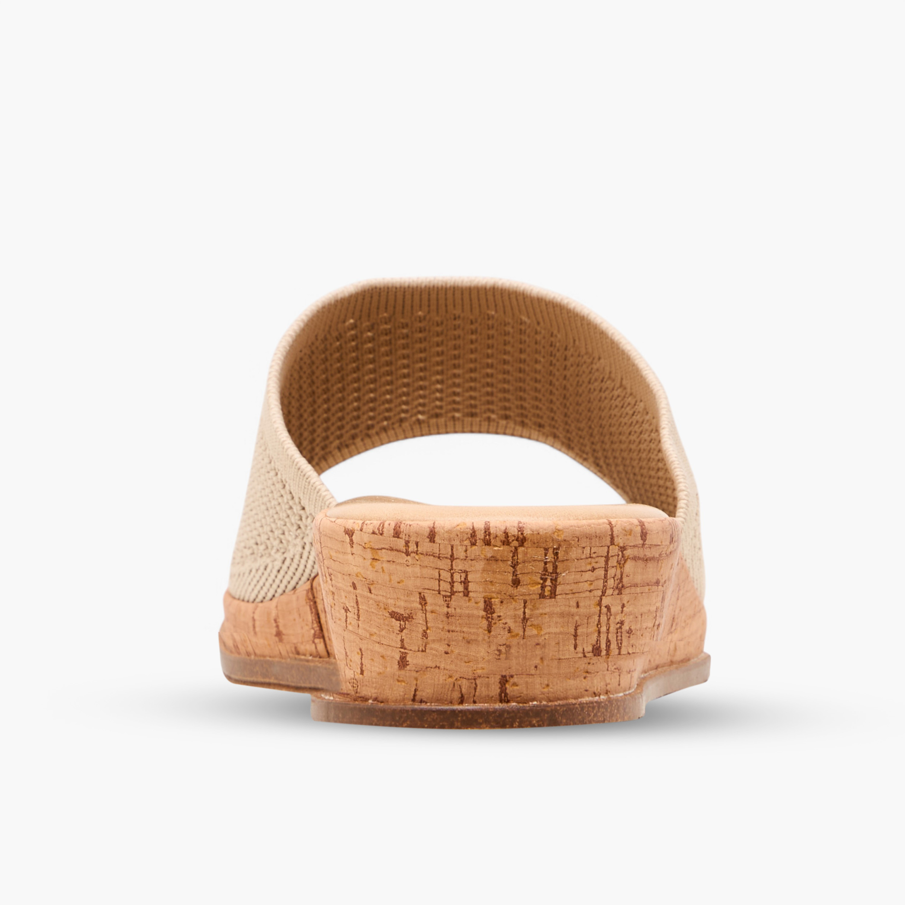 Le Confort Flyknit Textured Slip-On Comfort Sandals with Wedge Heels-women-shoes-sandals-heeled-image-5