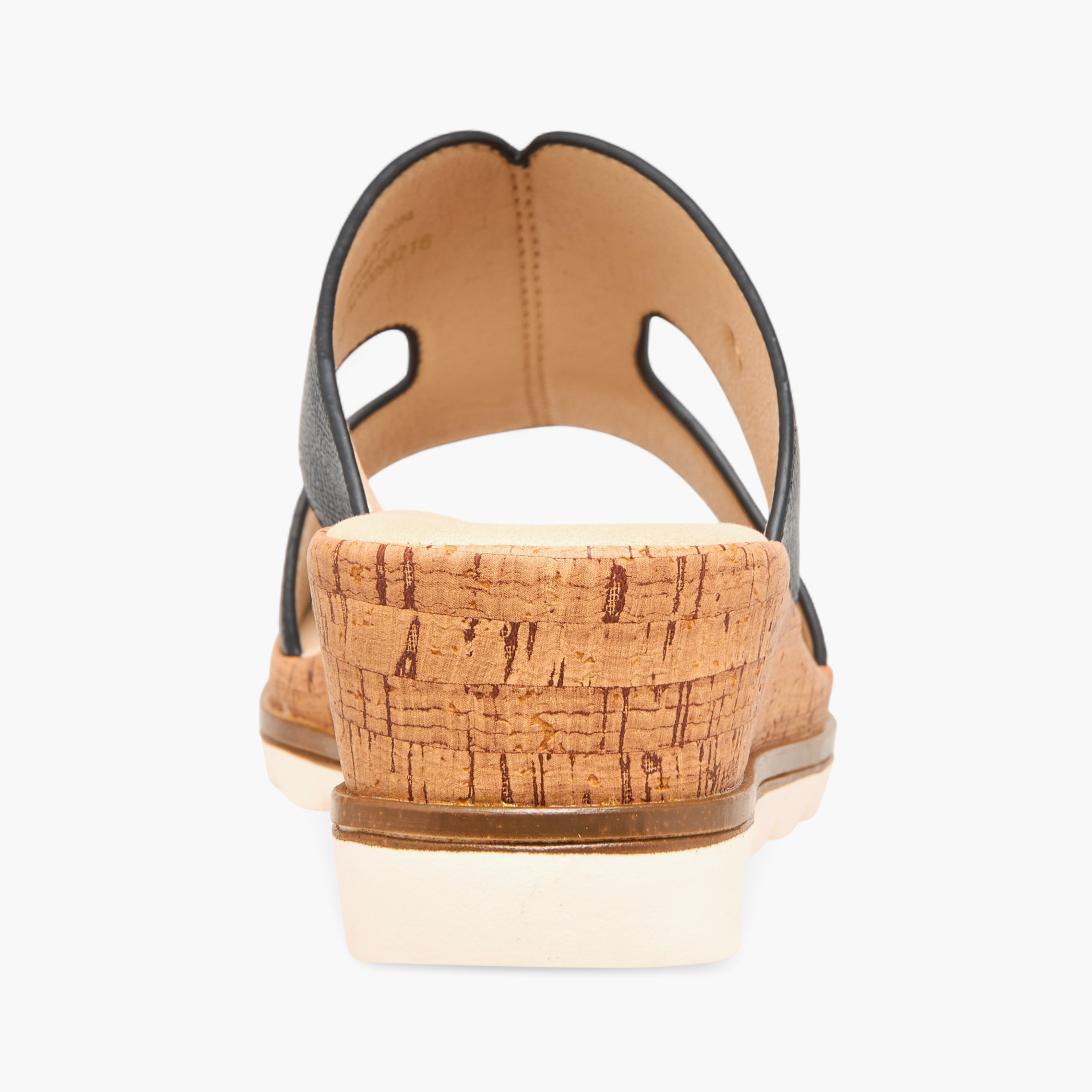 Le Confort Textured Slip-On Comfort Sandals-women-shoes-sandals-heeled-image-4