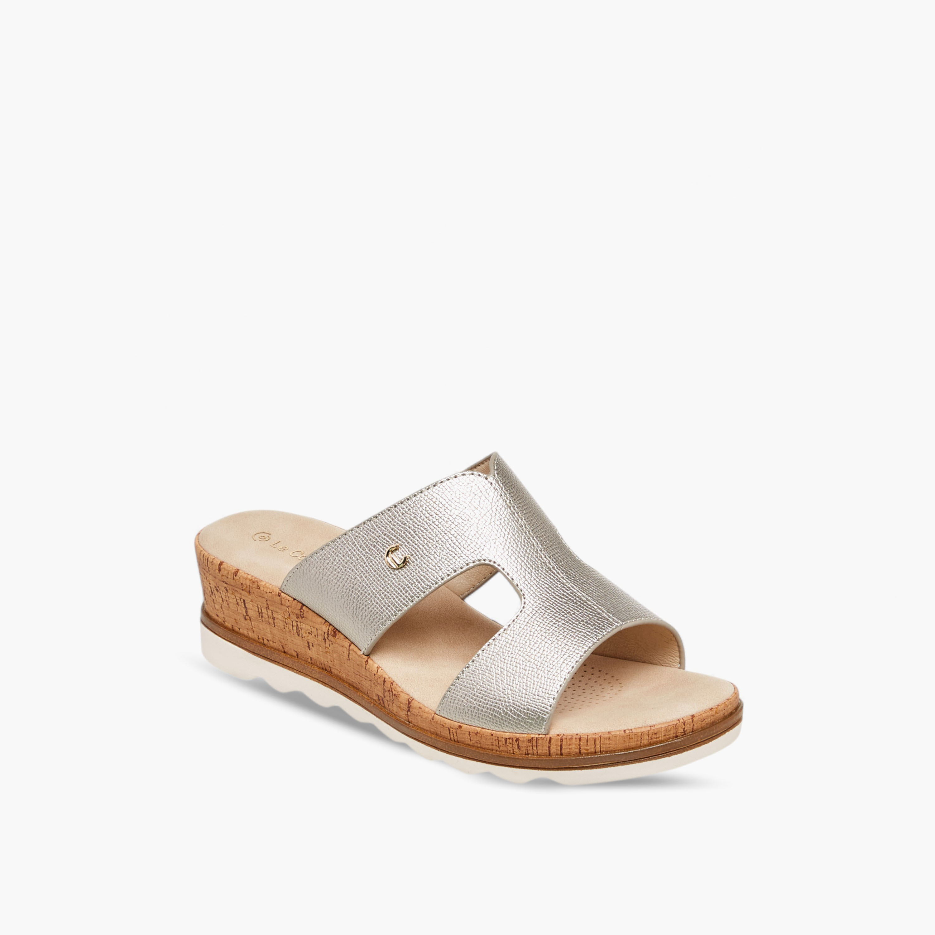 صندل مريح سهل الارتداء معدني من لو كونفورت-women-shoes-sandals-heeled-image-2