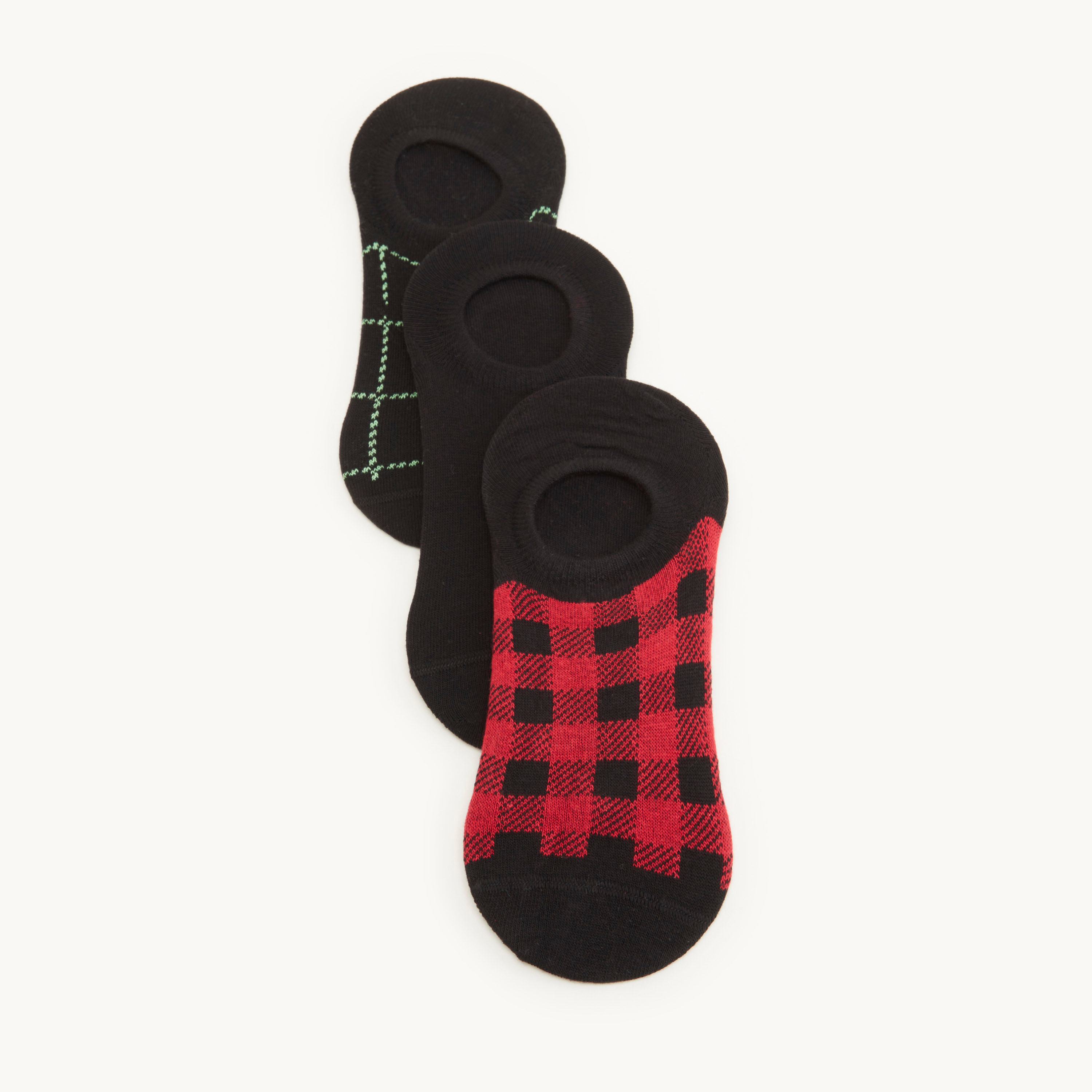 Set of 3 - Assorted No Show Socks-men-socks-image-1