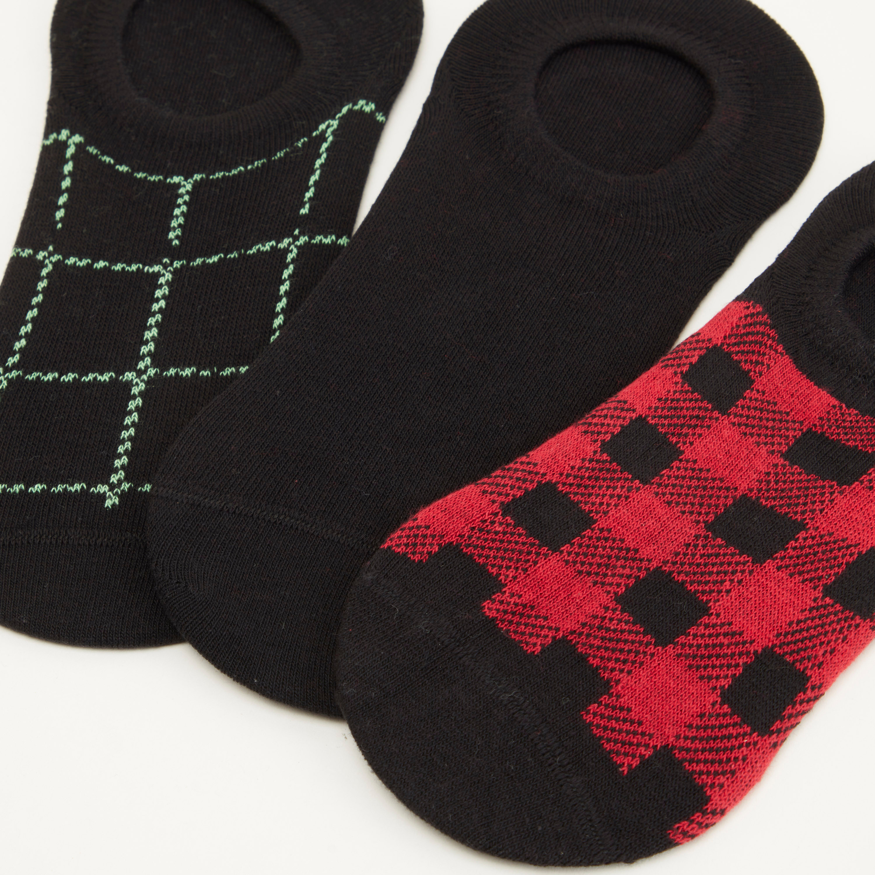 Set of 3 - Assorted No Show Socks-men-socks-image-3