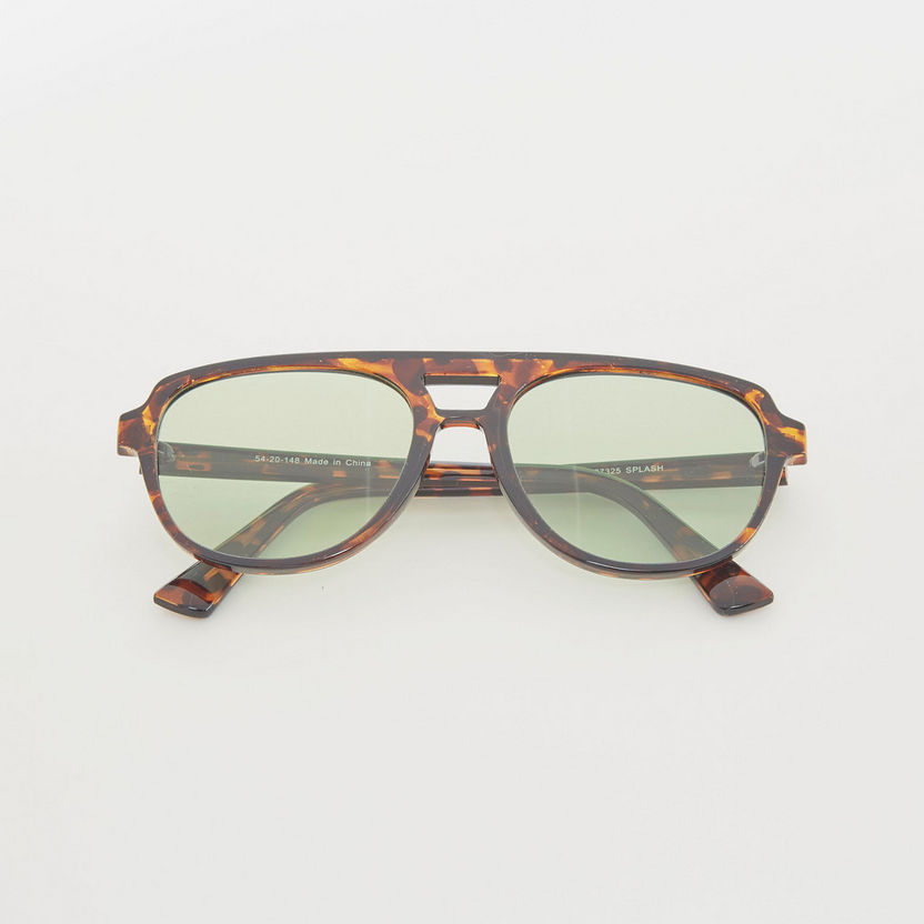 Full Rim Printed Sunglasses with Nose Pads-Sunglasses-image-0